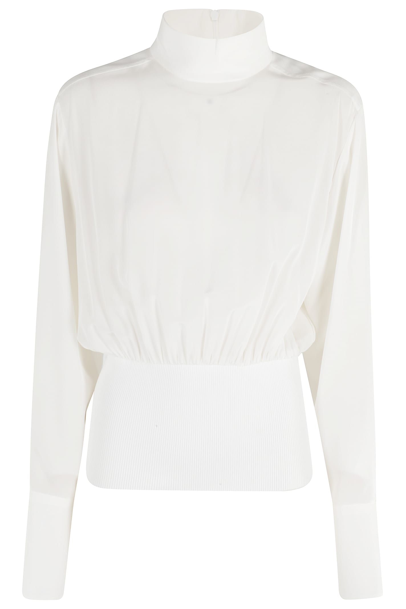 Seventy Turtleneck Cardigan In White