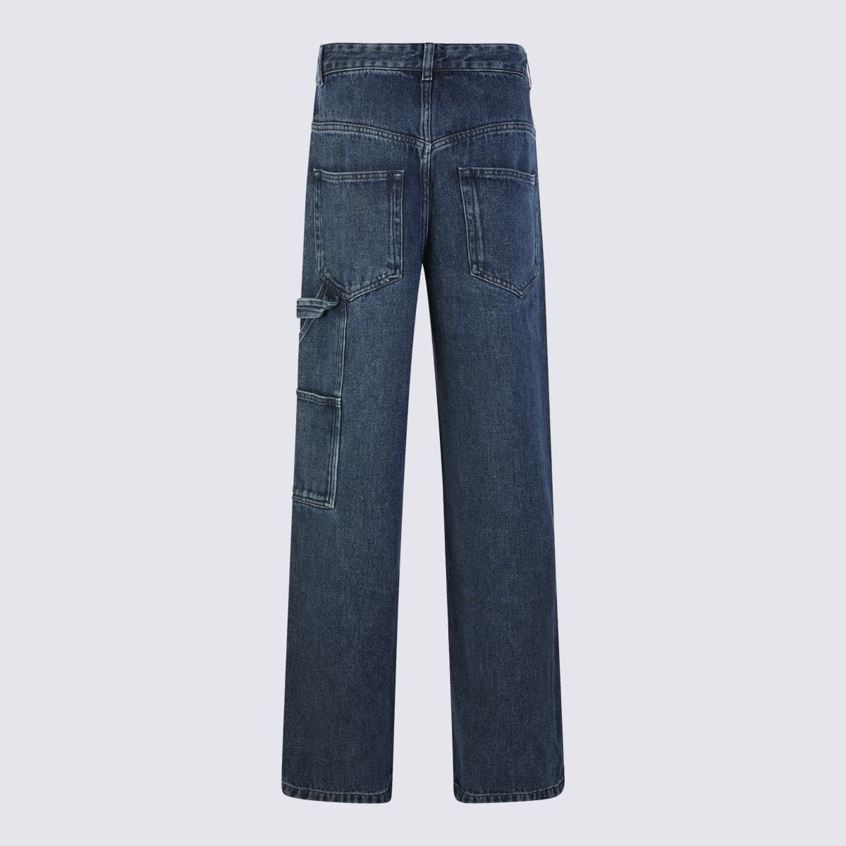 Shop Marant Etoile Blue Cotton Jeans