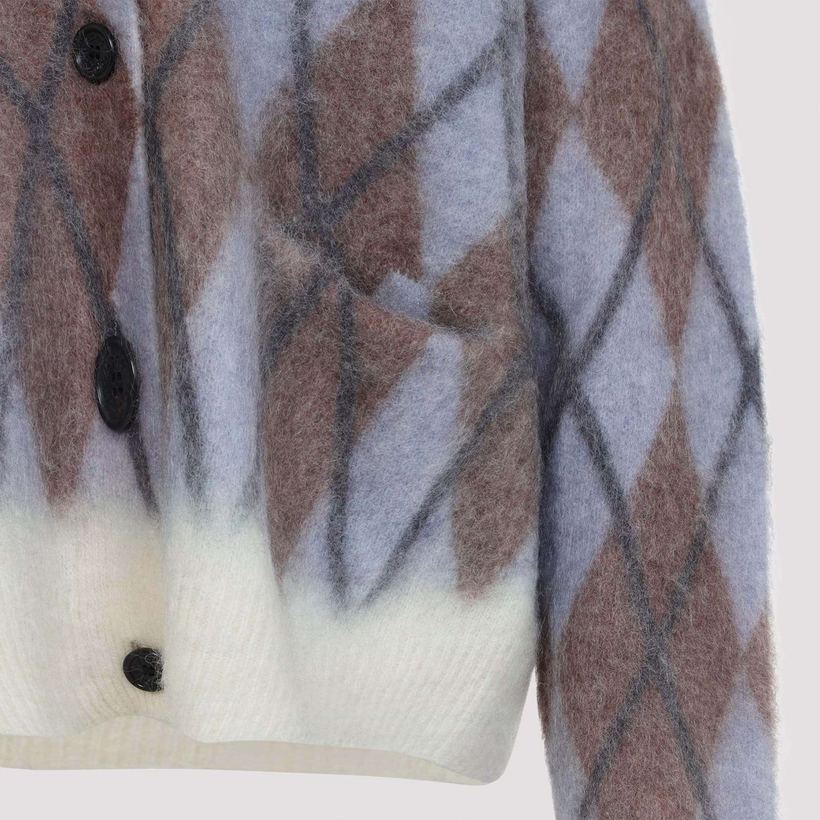 Acne Studios Cardigan Grey In Multi
