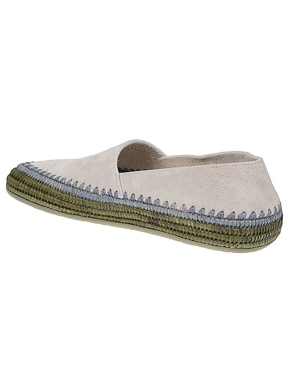 Loewe Rio Suede Espadrilles In Gray