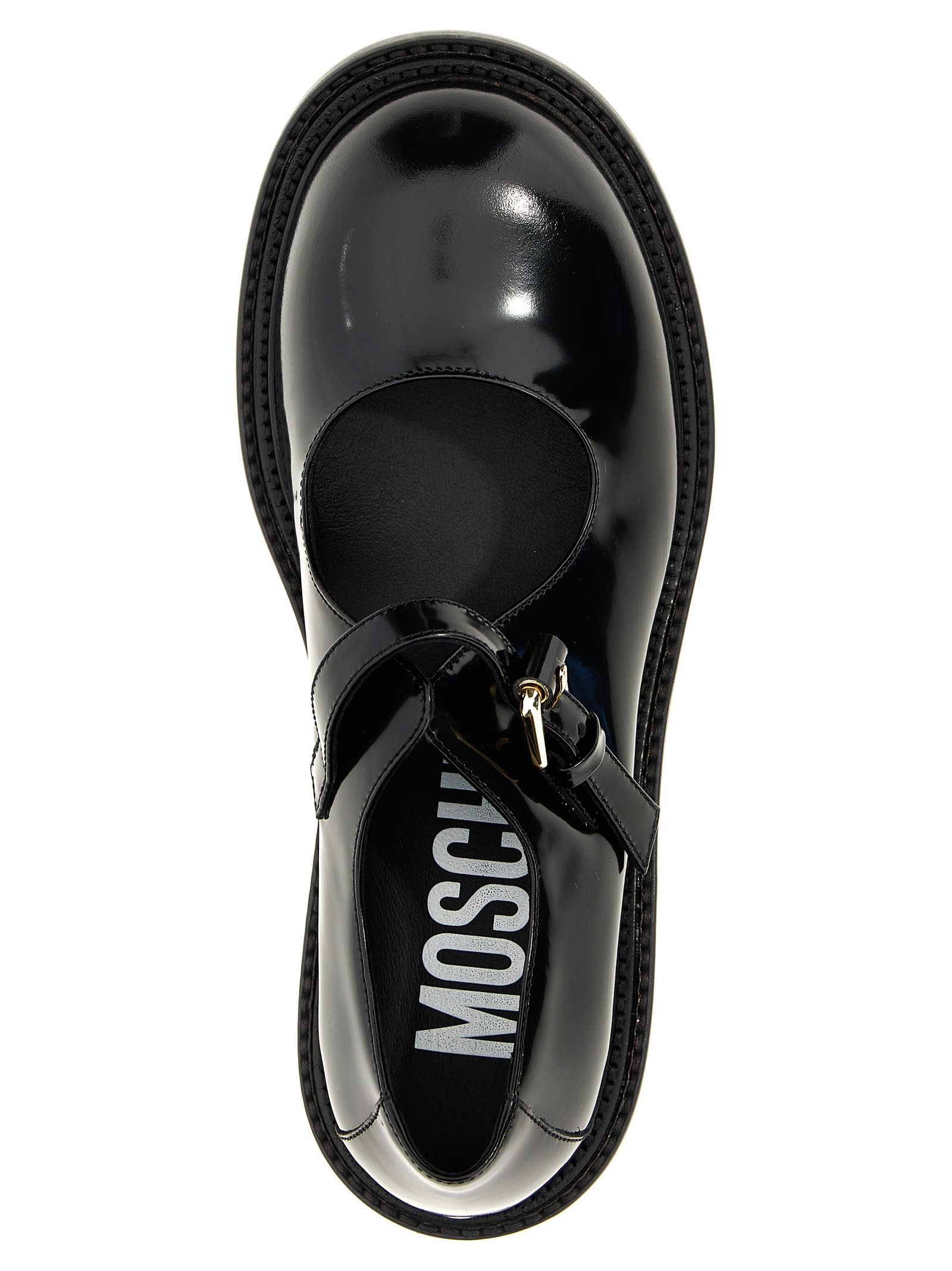 Shop Moschino Olivia Mary Jane In Black