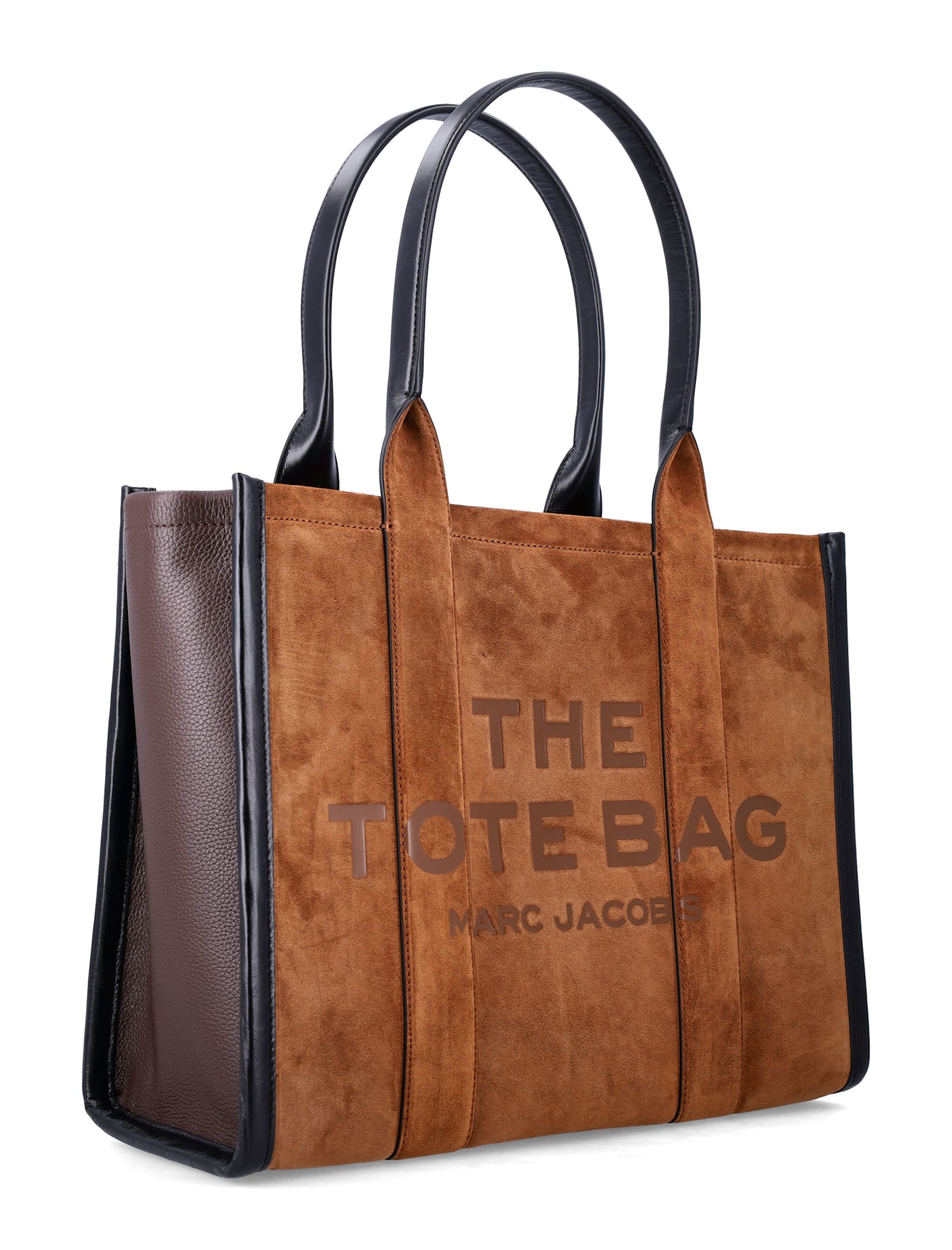 Marc Jacobs The Suede Large Tote Bag In Brown