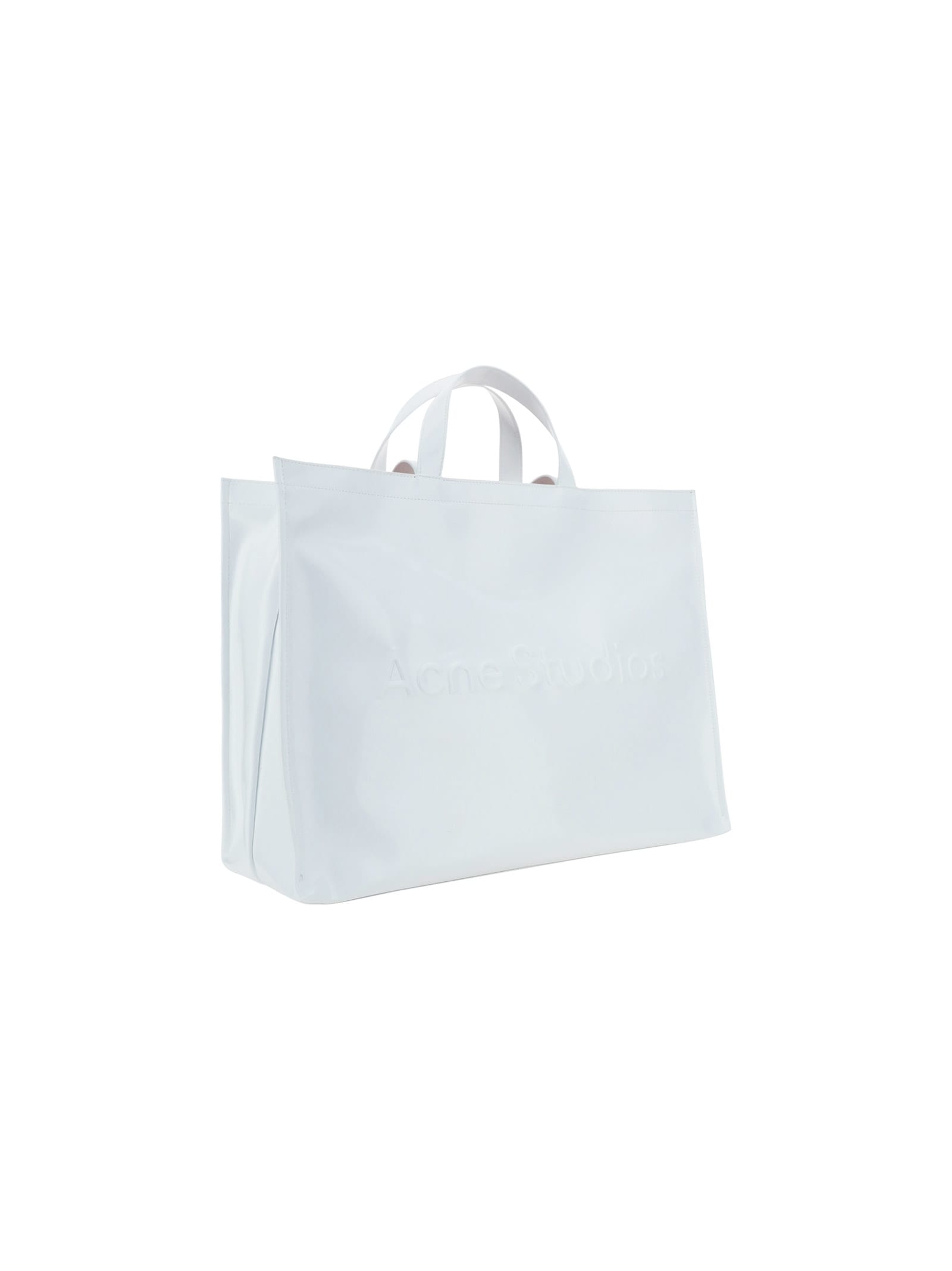 Shop Acne Studios Shopper Bag In White