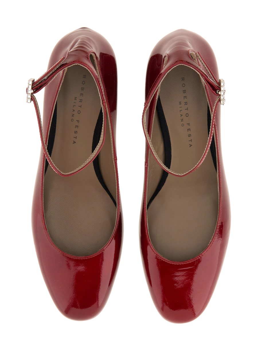 Shop Roberto Festa Mary Jane Margot In Red