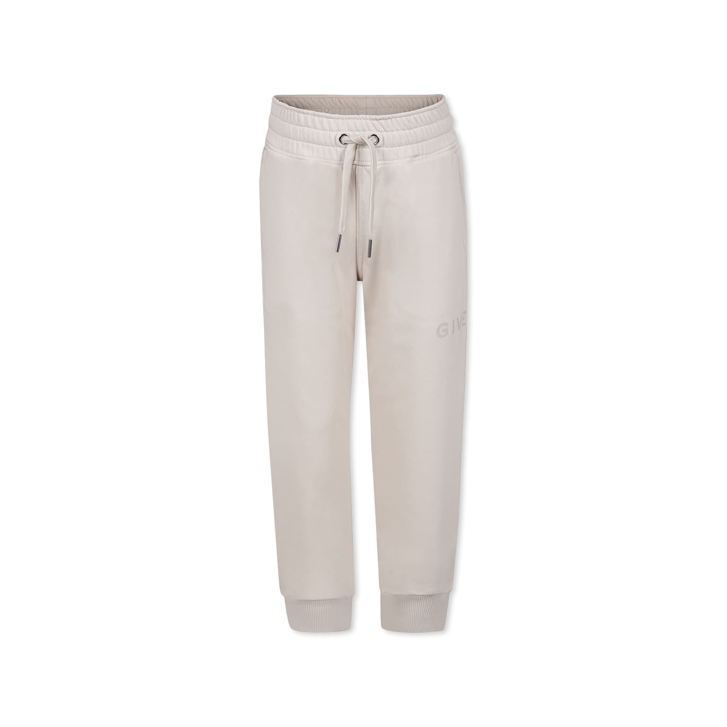 Givenchy Beige Trousers For Boy With Logo In Beige