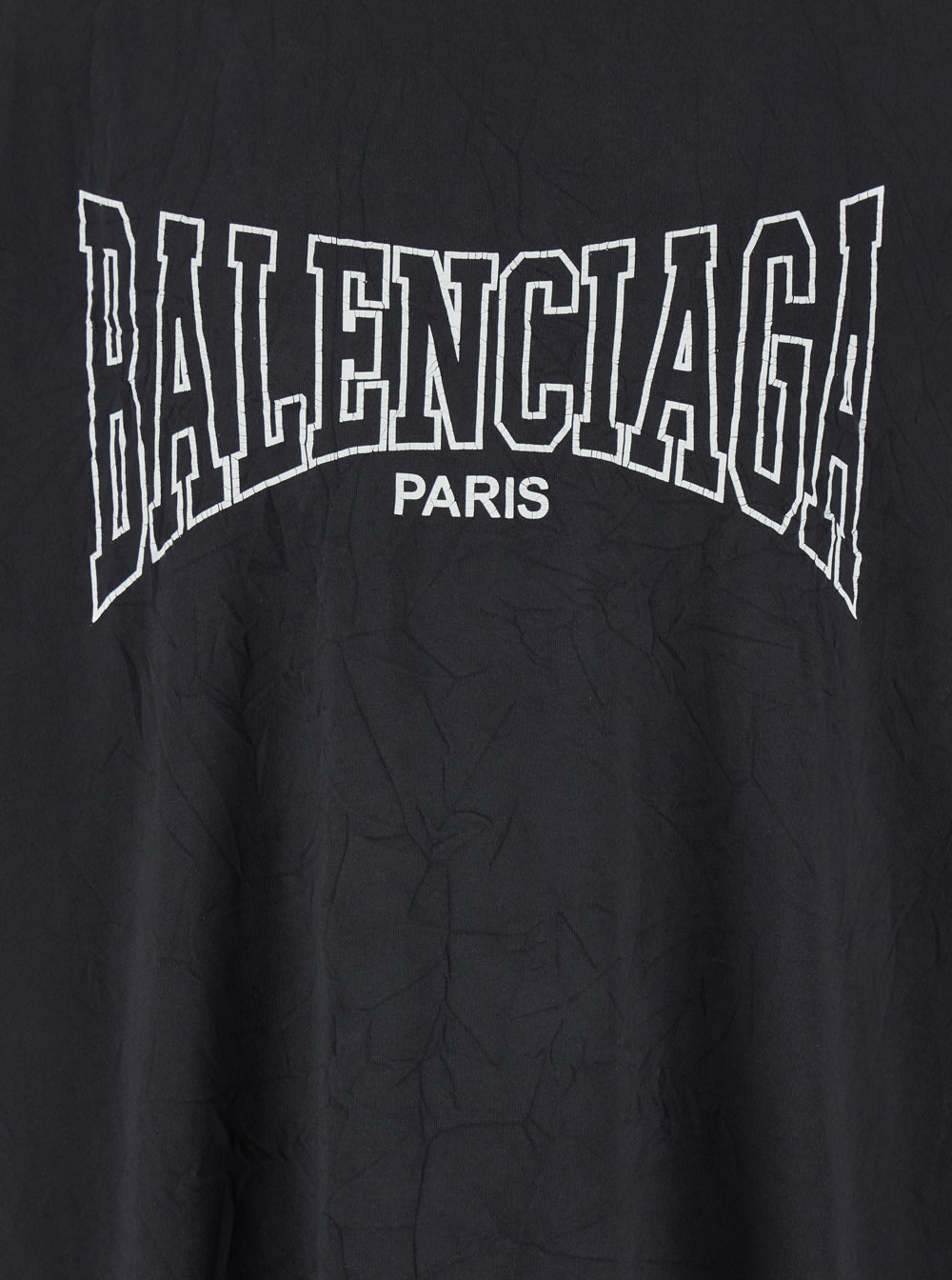 Shop Balenciaga Oversized T-shirt In Black