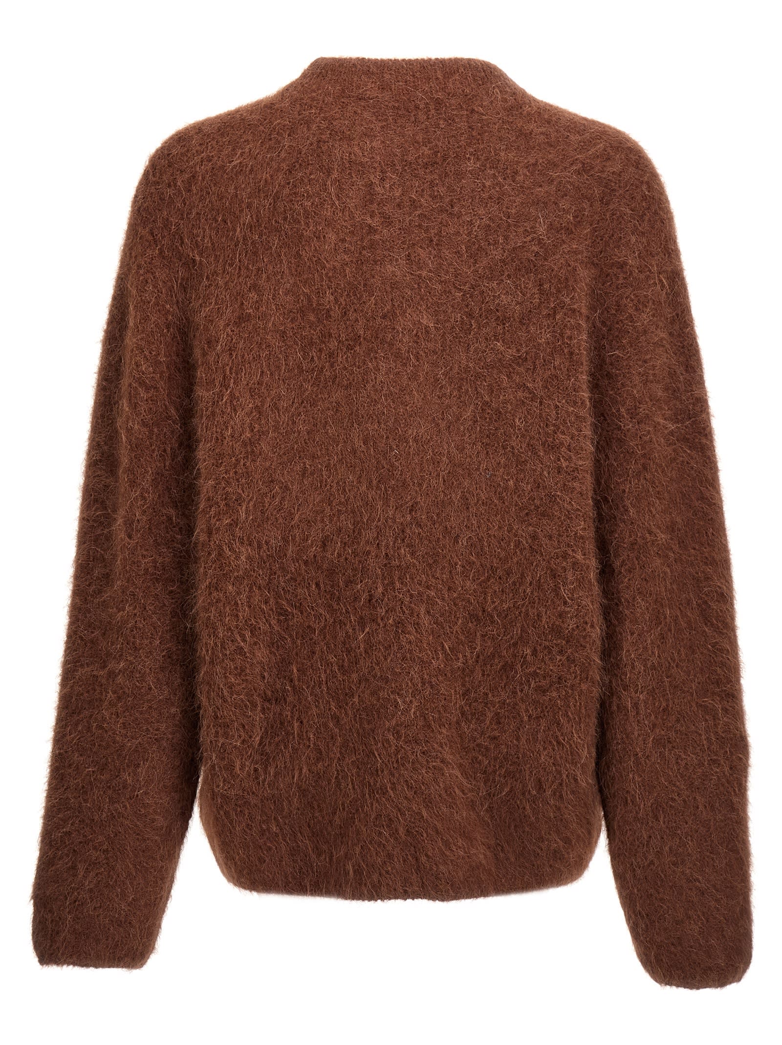 Shop Séfr Haru Sweater In Brown