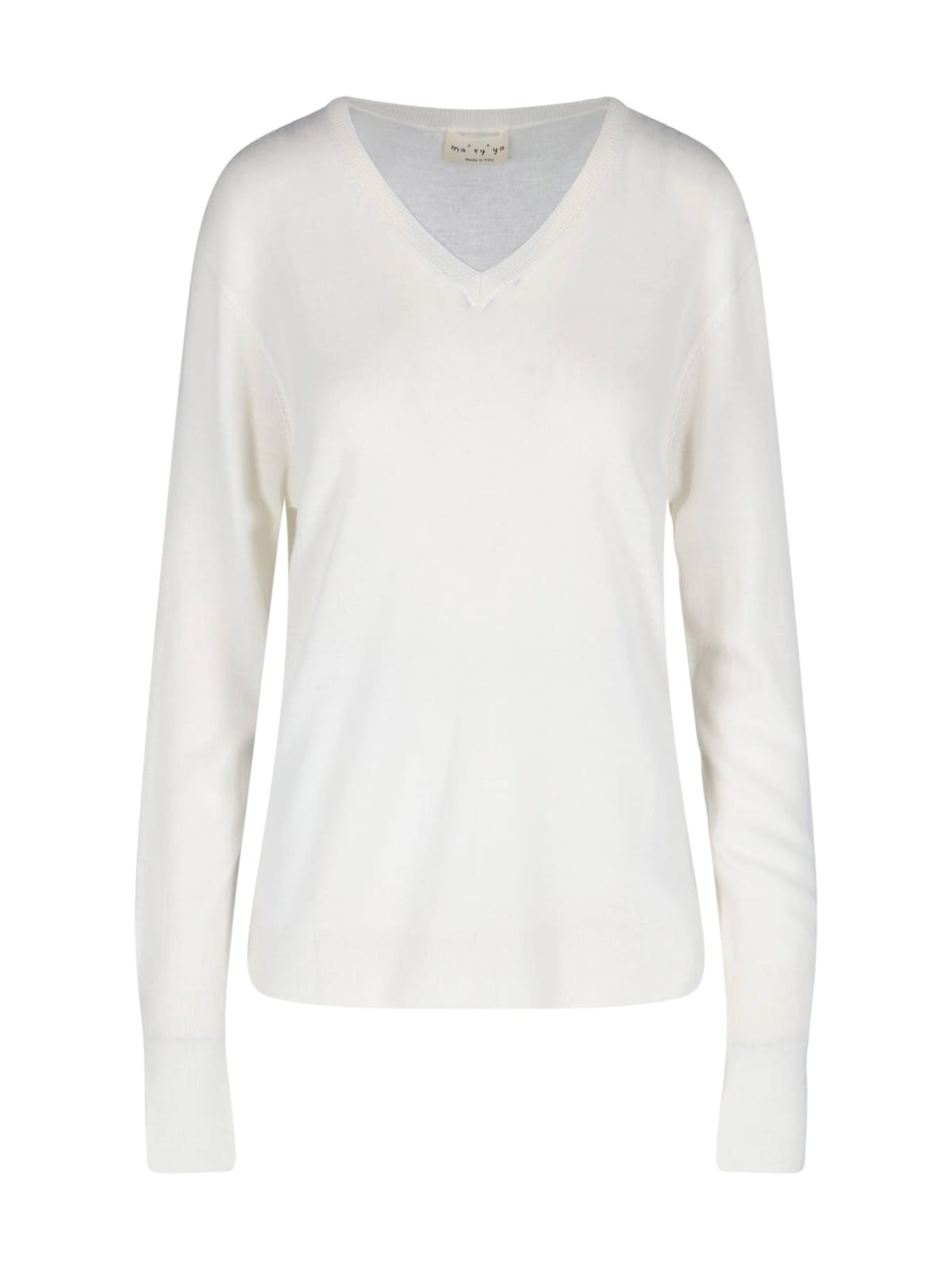 Virgin Wool, Silk And Cashmere Sweater