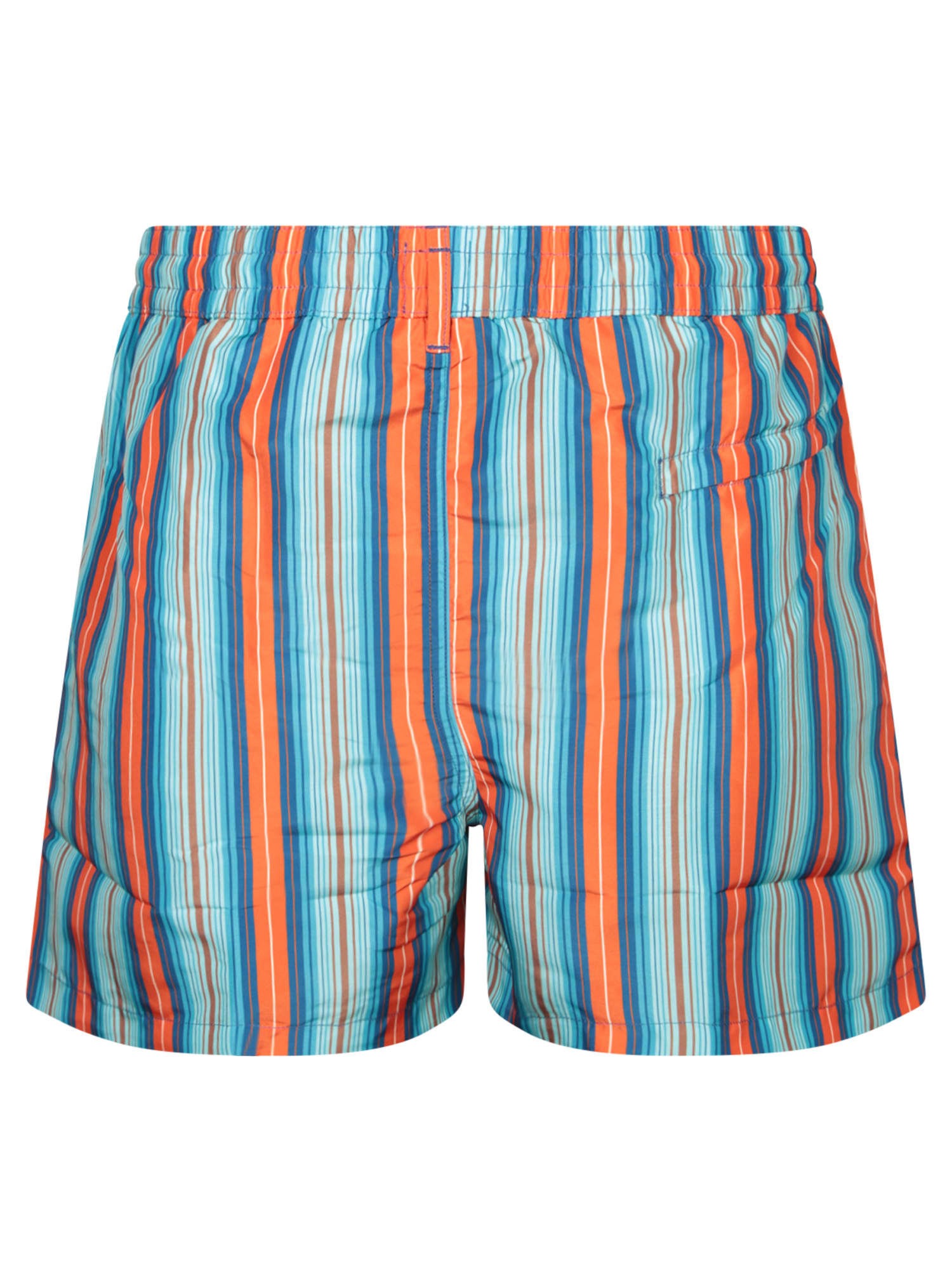 PAUL SMITH STRIPES ORGANGE/BLUE BOXER SWIM SHORTS