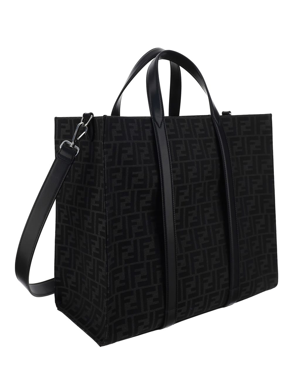 Fendi Tote Bag In Grey