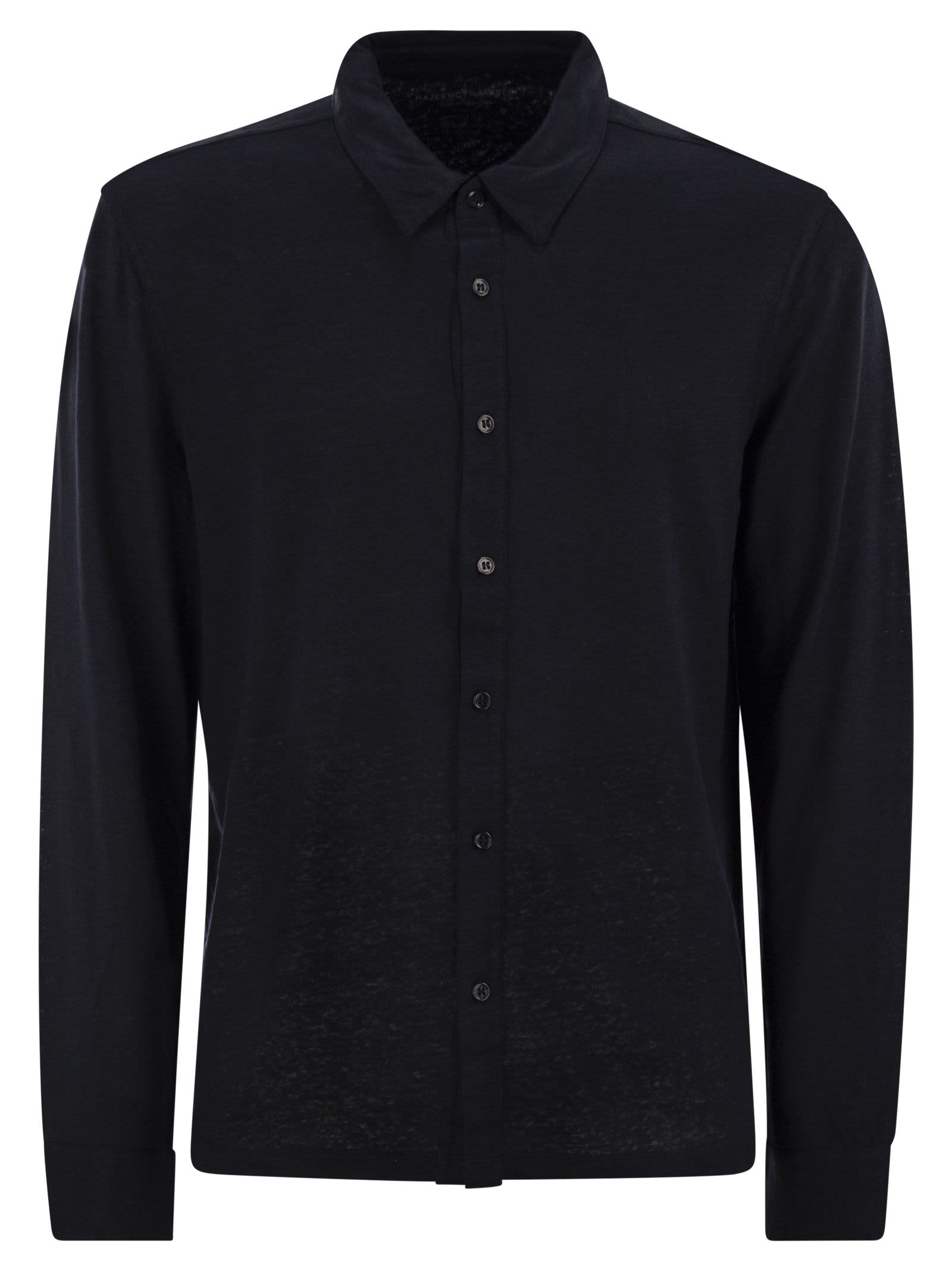Linen Long-sleeved Shirt