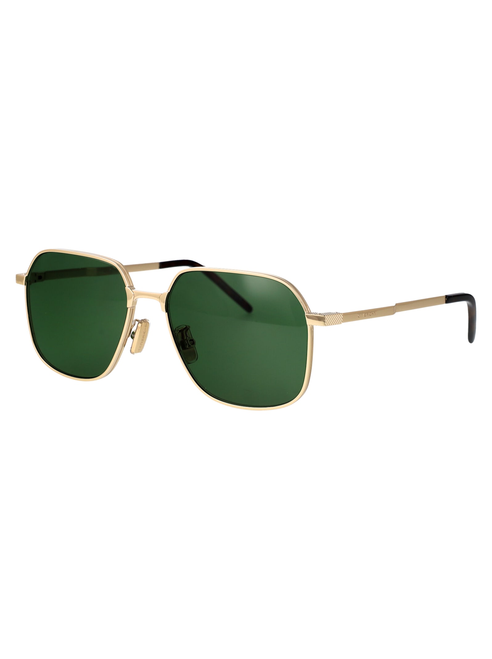 Shop Givenchy Gv One Sunglasses In Gold Green