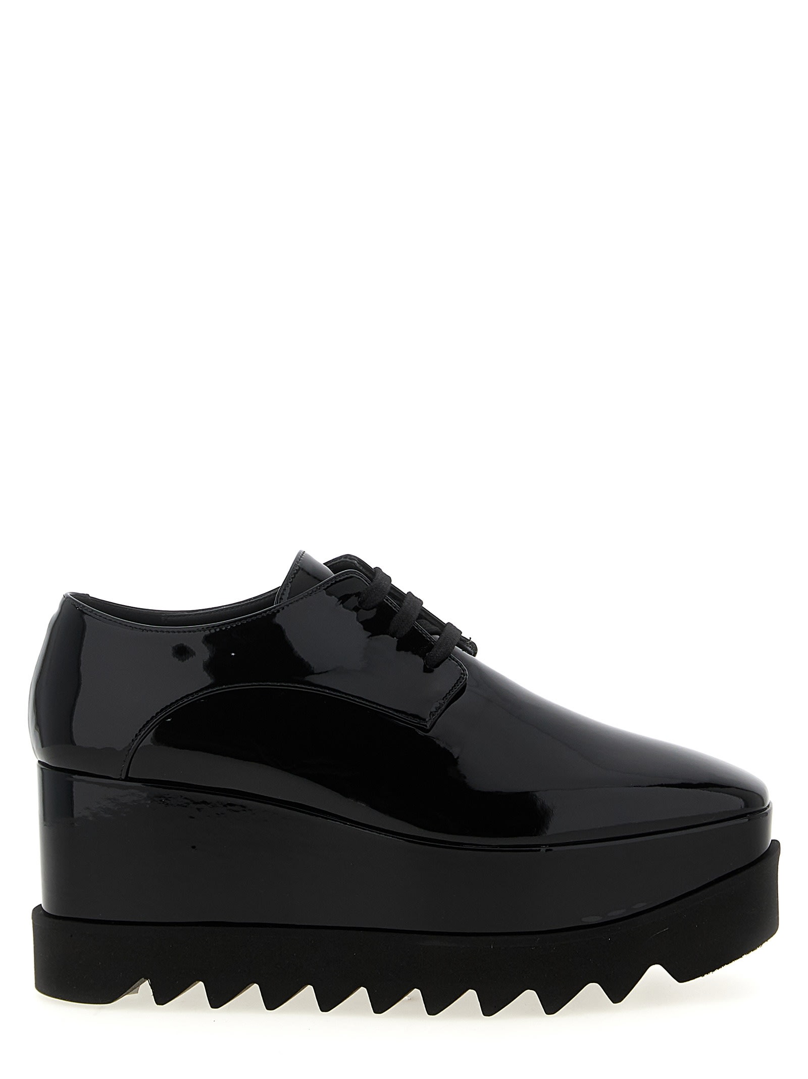 Stella Mccartney Stellabration Capsule Monocrome Elyse Wedges In Black