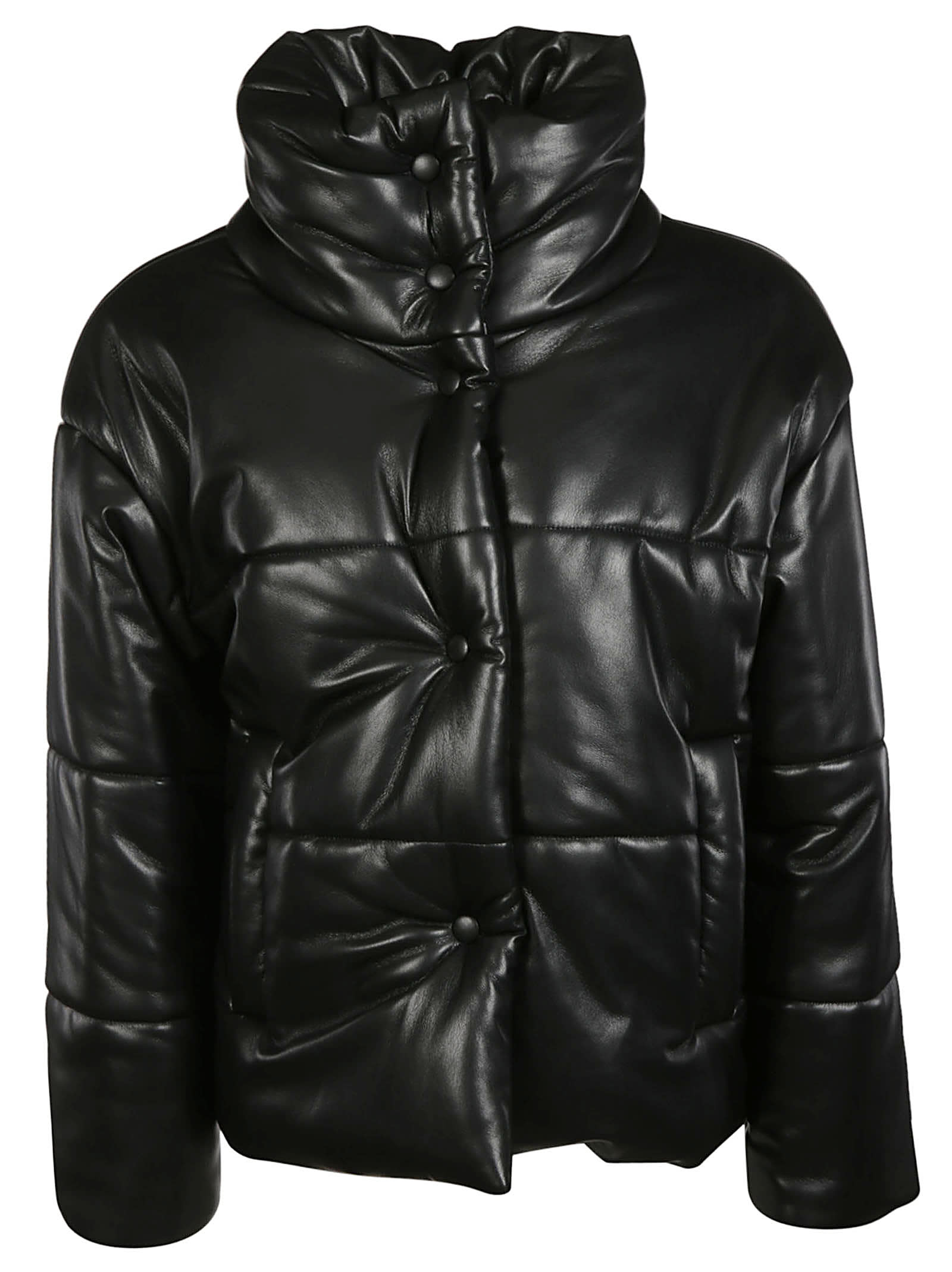 Nanushka Nanushka Hide Vegan Puffer Jacket - Black - 10976752 | italist