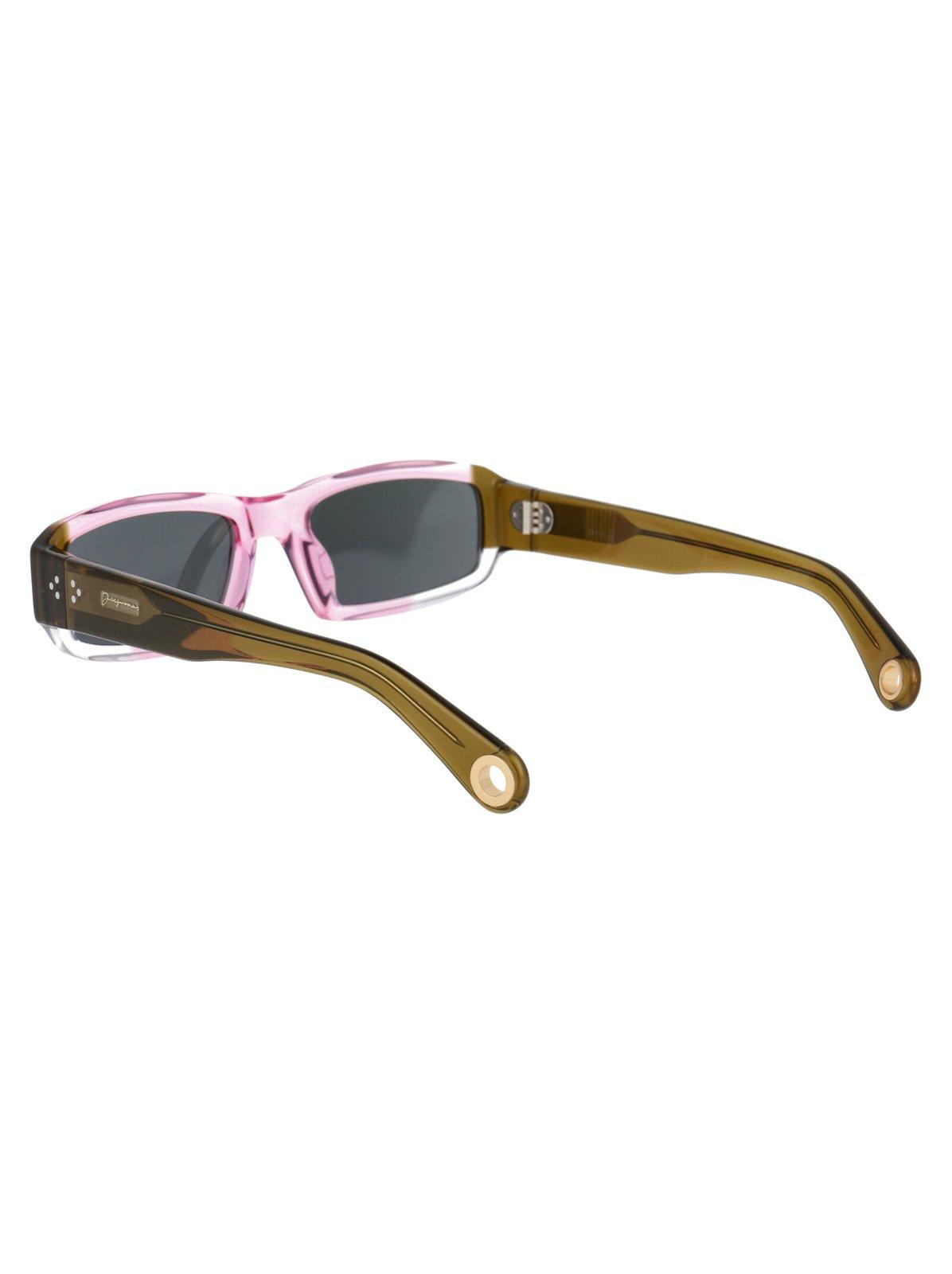 Jacquemus Les Lunettes Altù Acetate Sunglasses In Multi Pink