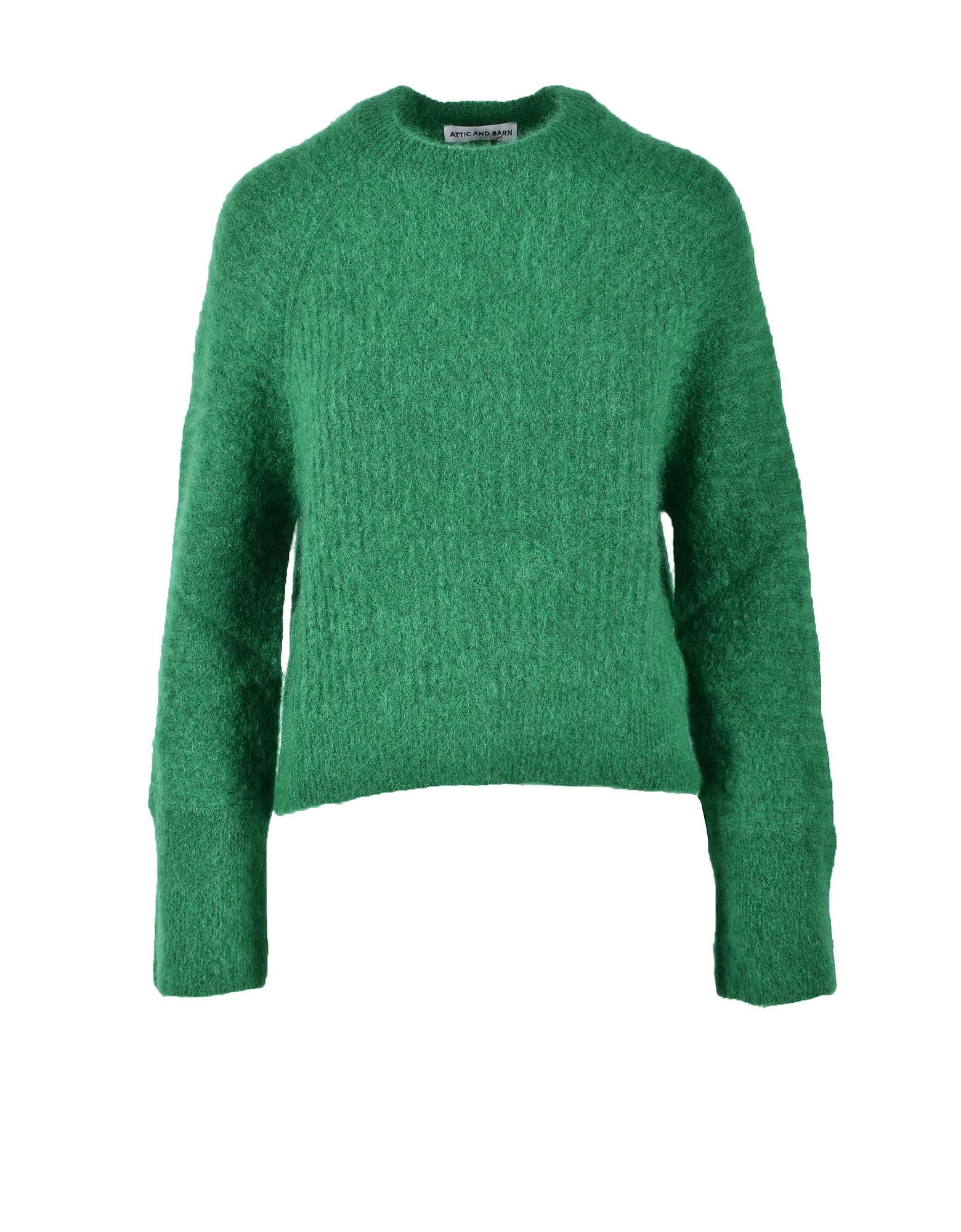 Attic and Barn Womens Green Sweater