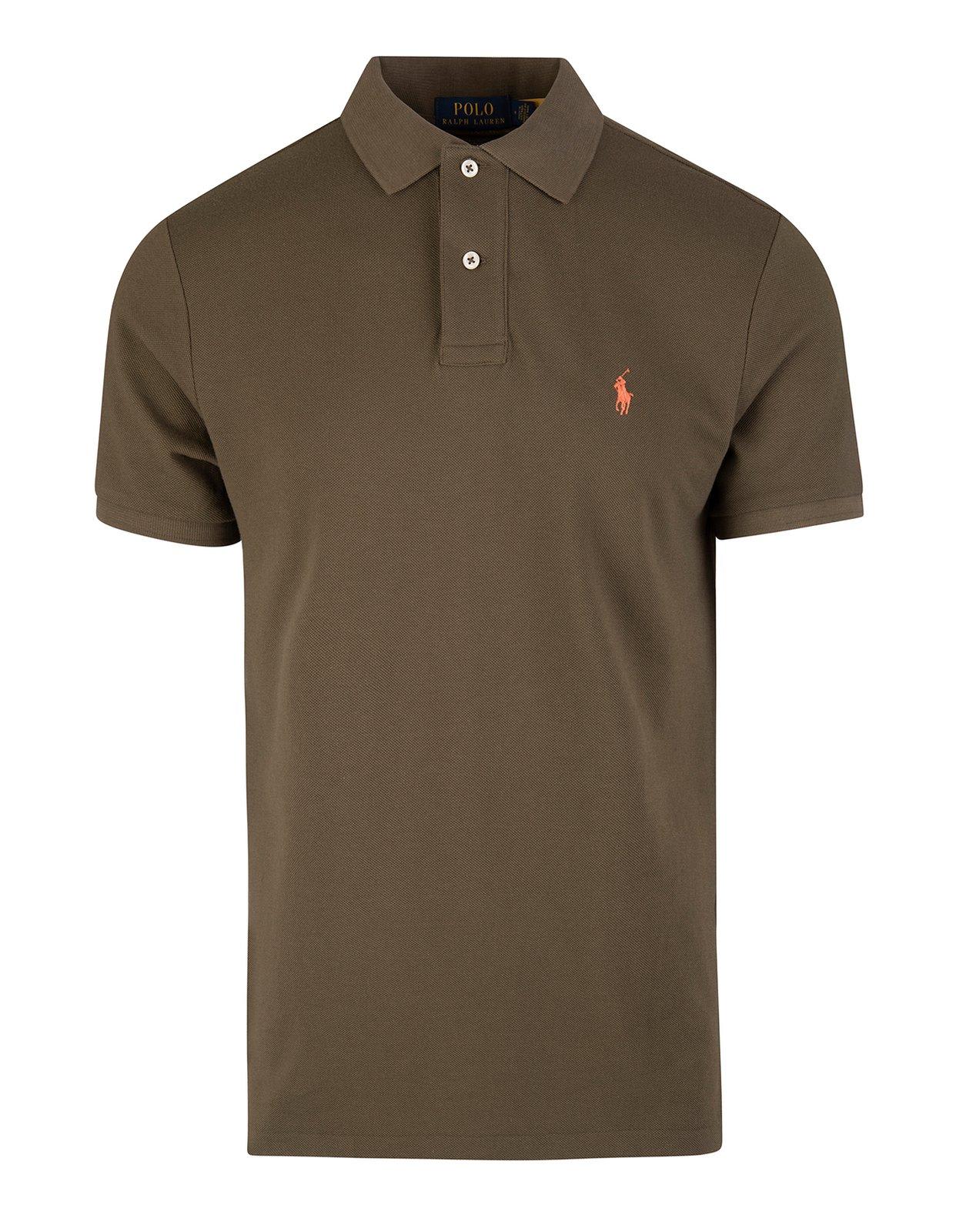 Shop Polo Ralph Lauren Pony Embroidered Short-sleeved Polo Shirt