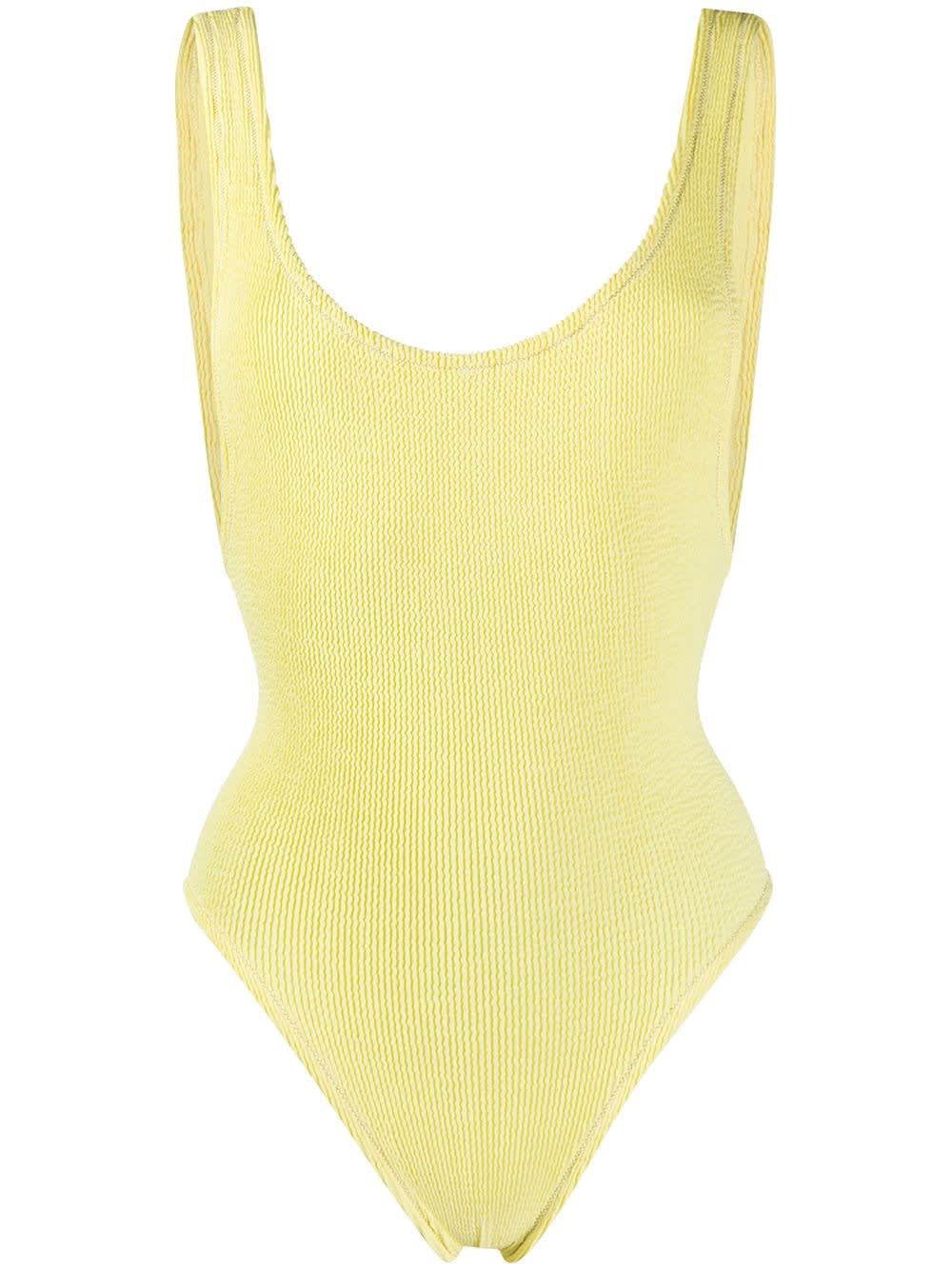 REINA OLGA HIGH-CUT YELLOW RUBY ONE PIECE SWIMSUIT,11796916