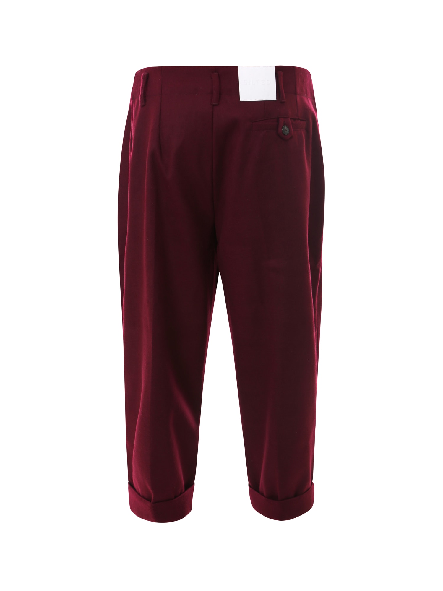 Shop Silted Trouser In Red