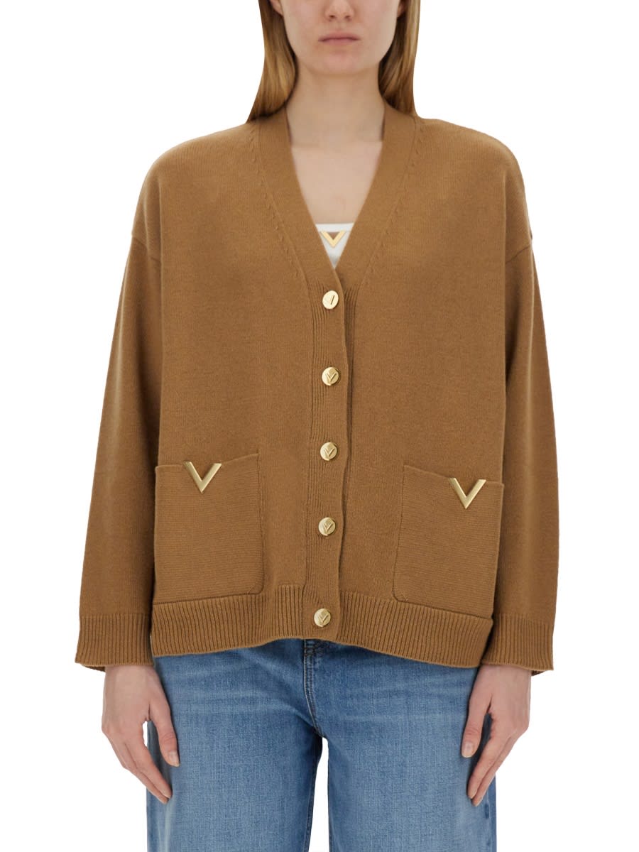 VALENTINO WOOL CARDIGAN 