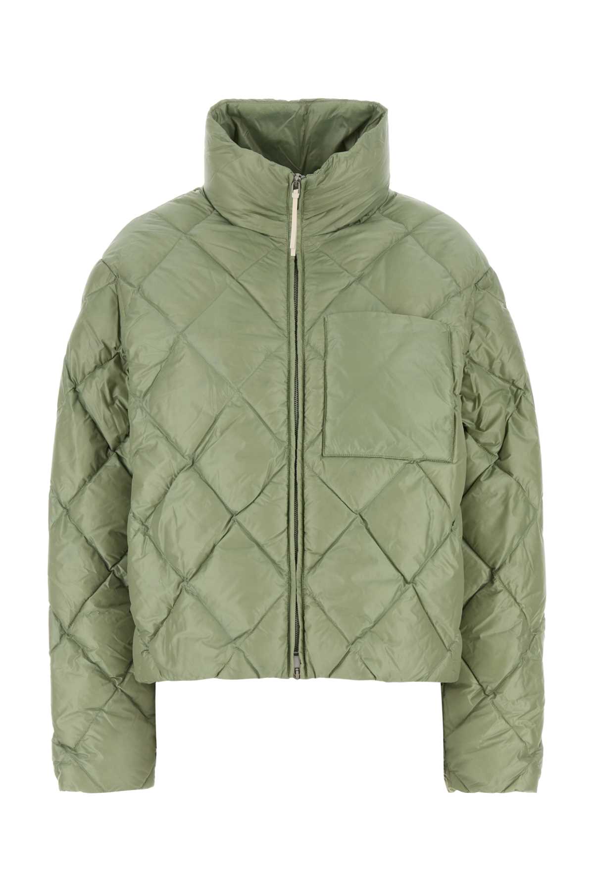 Pastel Green Nylon Down Jacket