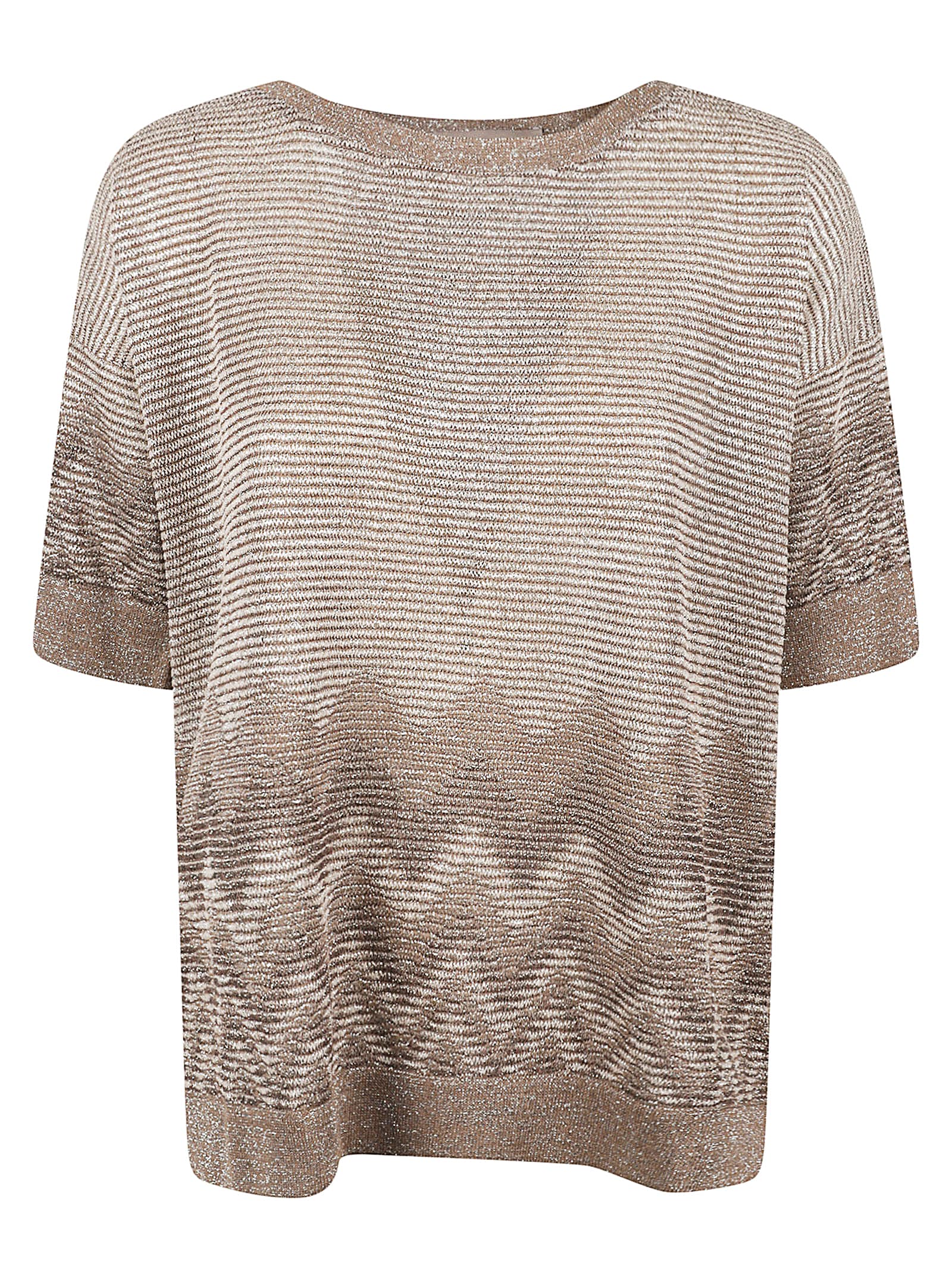 D. Exterior Zig-zag Pattern Embellished Top