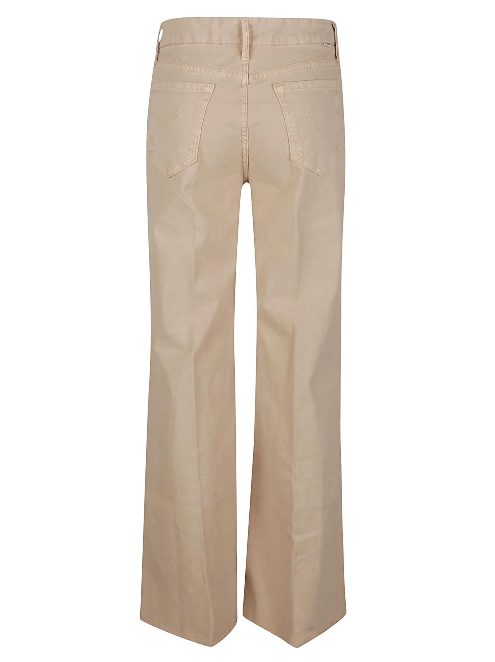 Shop Mother The Roller Fray Jeans In Kki Khaki