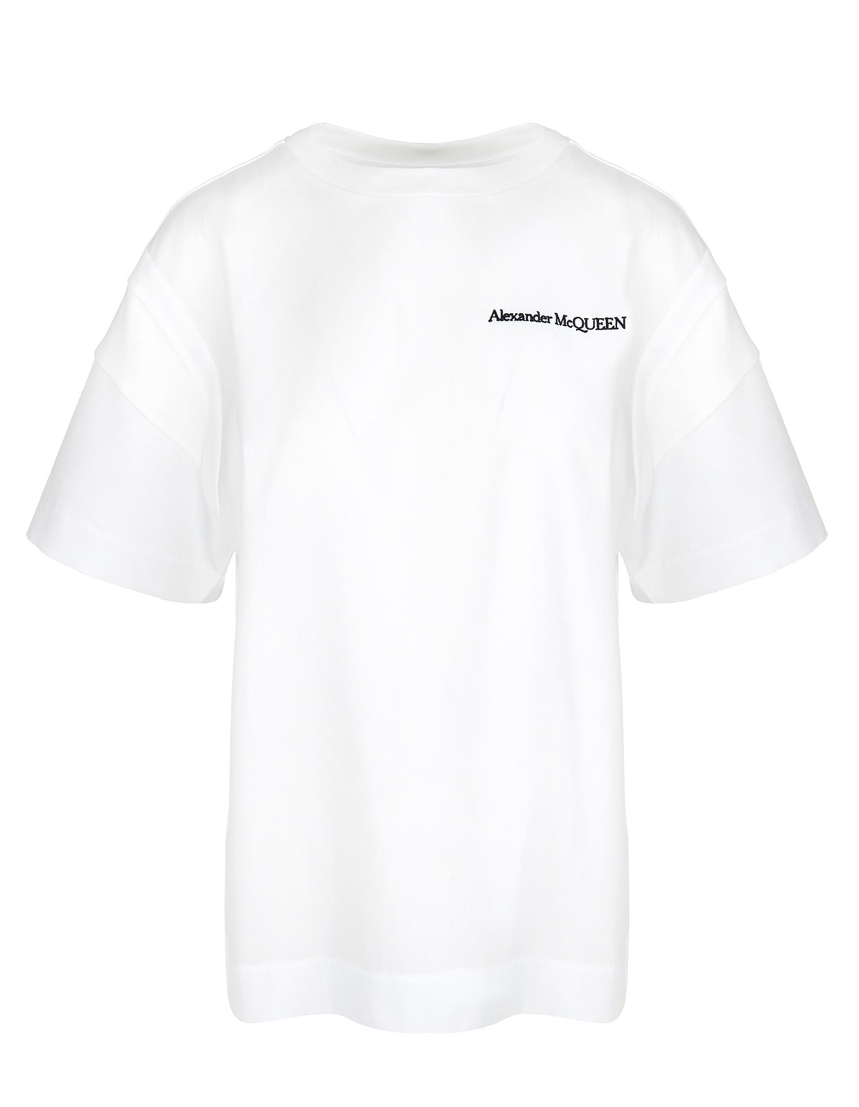 Alexander McQueen Woman White Signature T-shirt