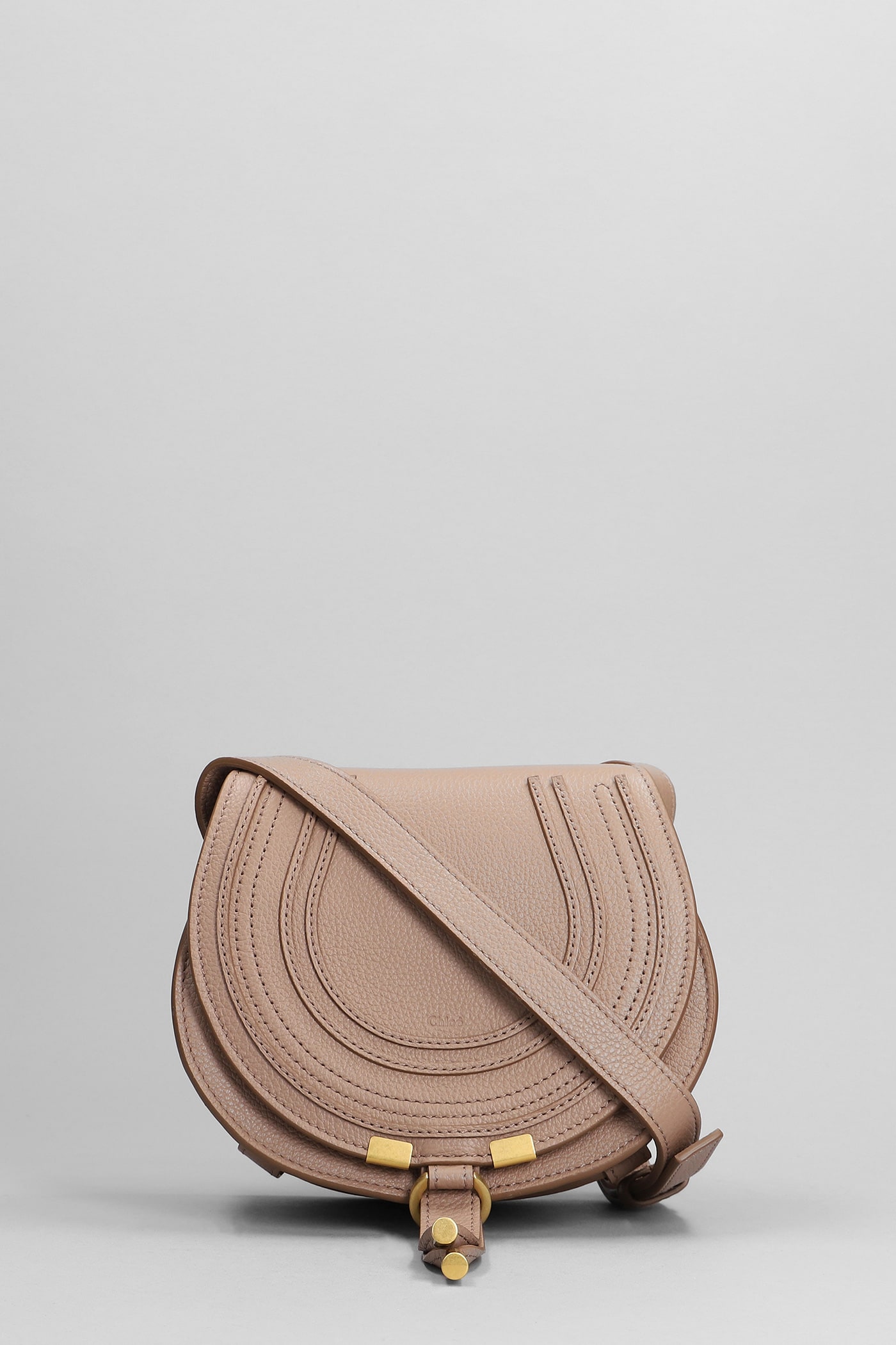 Chloé Mercie Shoulder Bag In Powder Leather