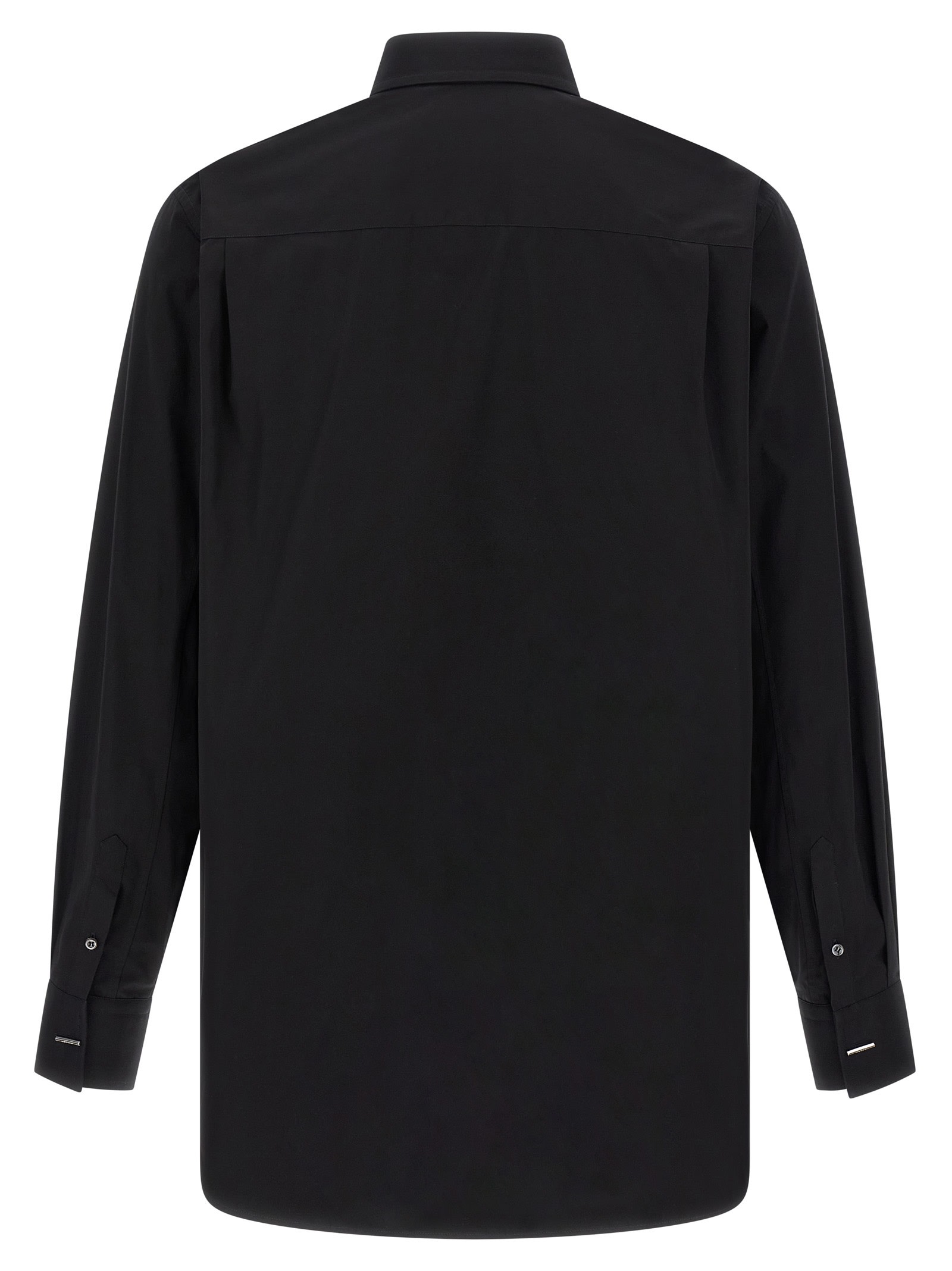 Alexander Mcqueen Logo Embroidery Shirt Shirt And Blouse Black In Black
