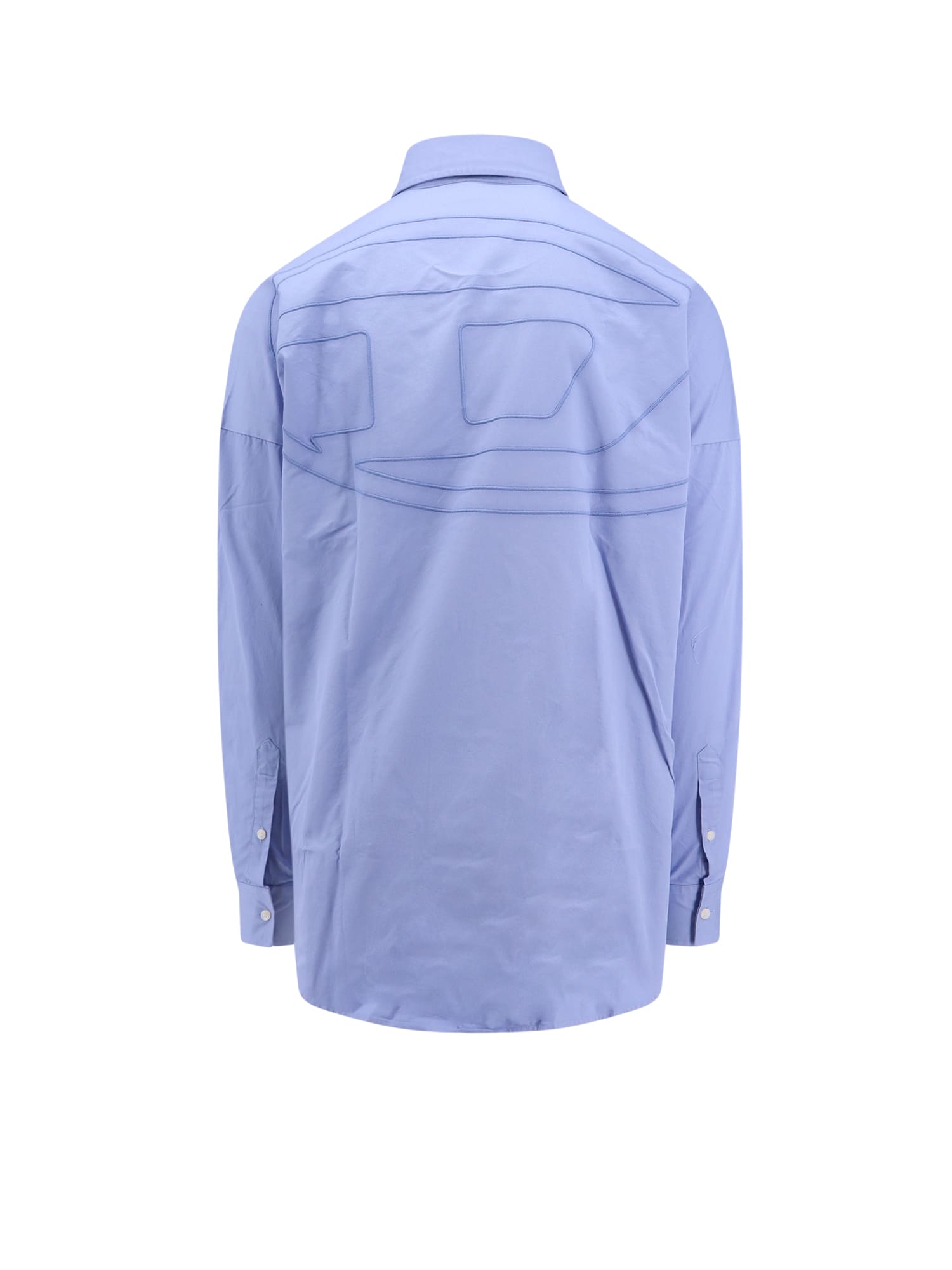 Shop Diesel S-limo-logo Shirt In Blue