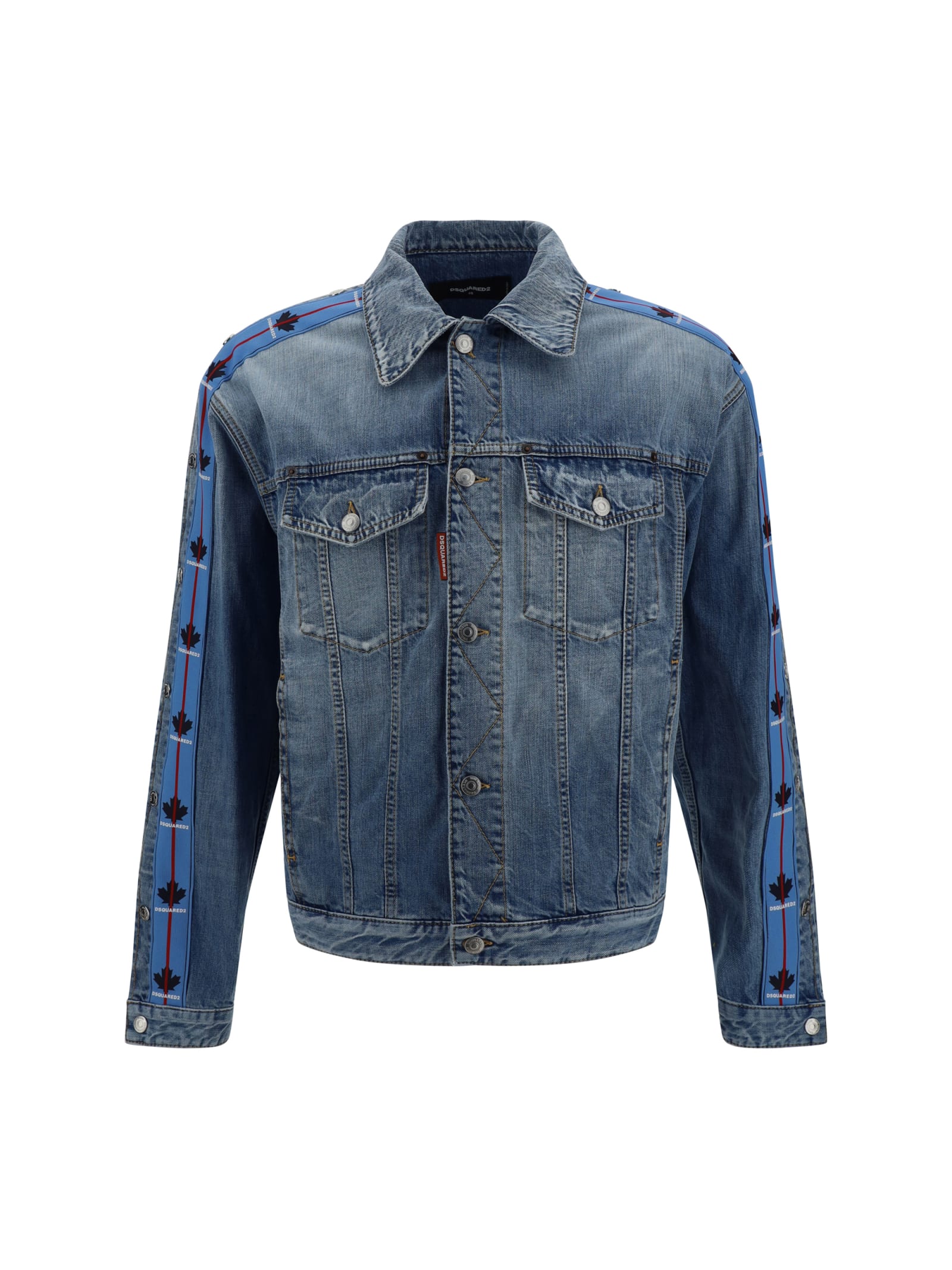 Shop Dsquared2 Denim Jacket In 470