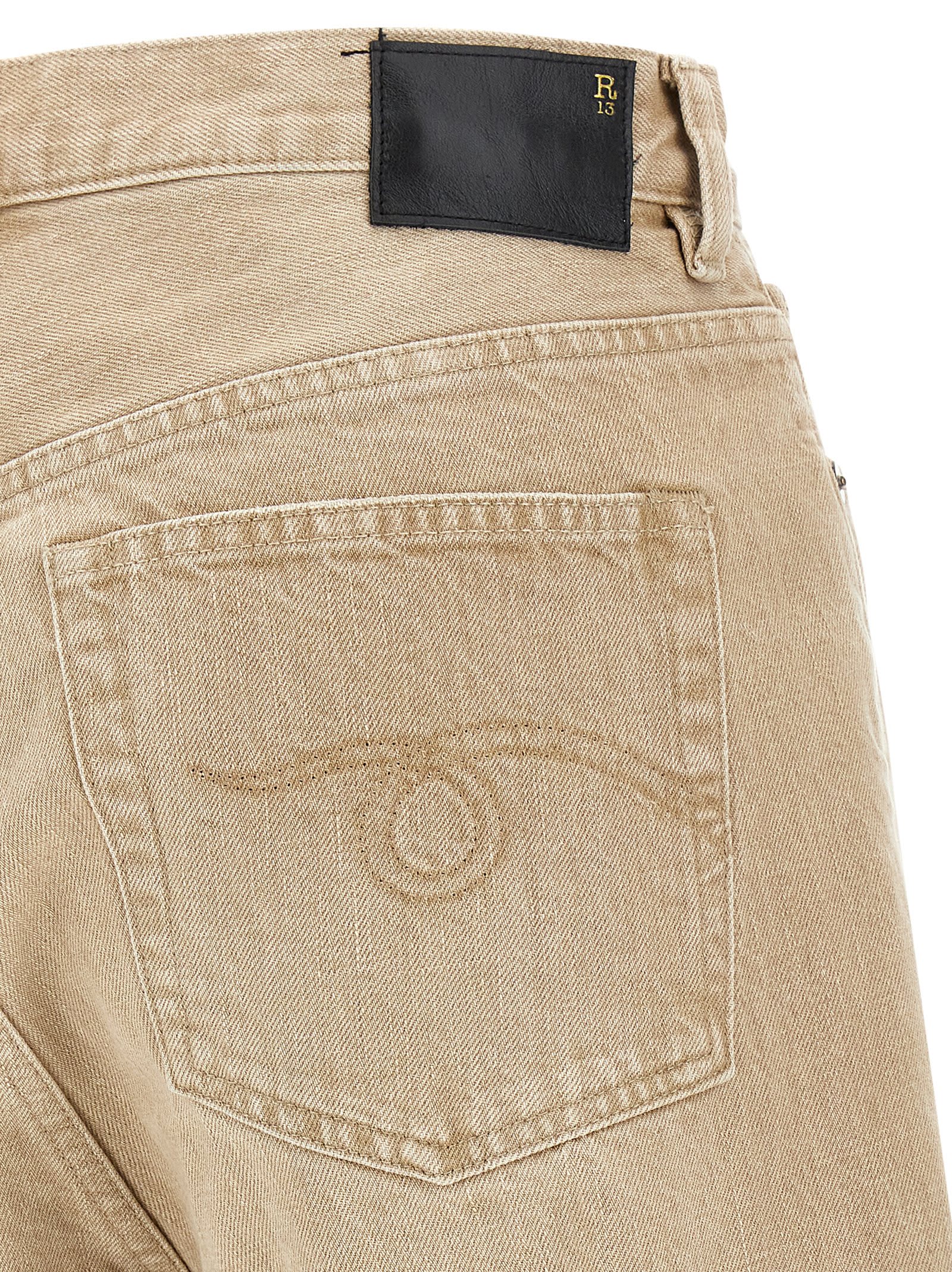 R13 CROPPED JEANS JEANS