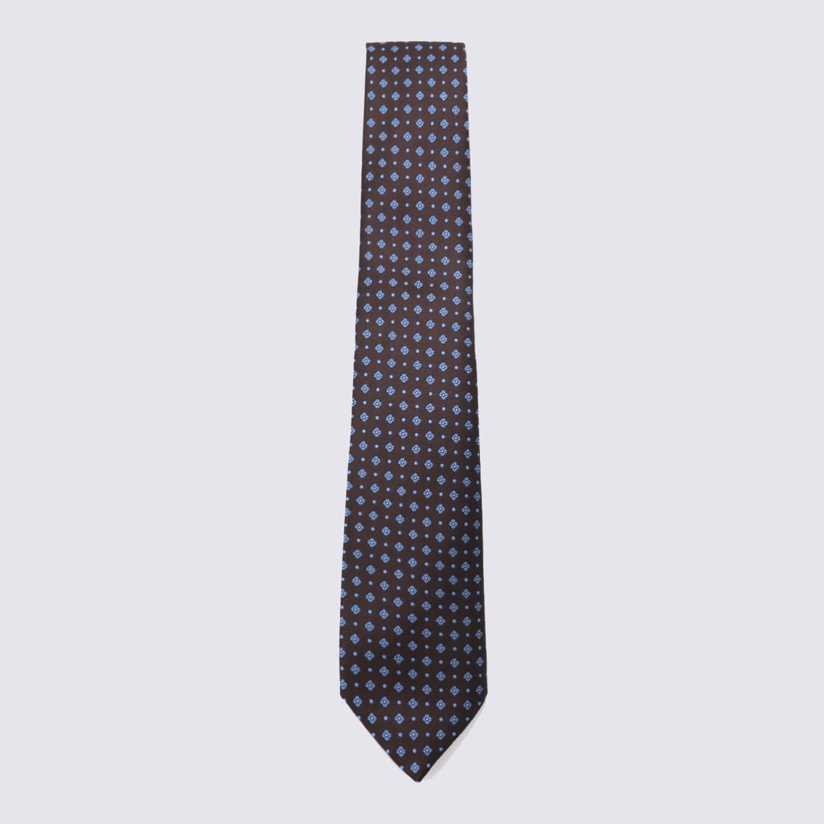 Black And Blue Wool Tie
