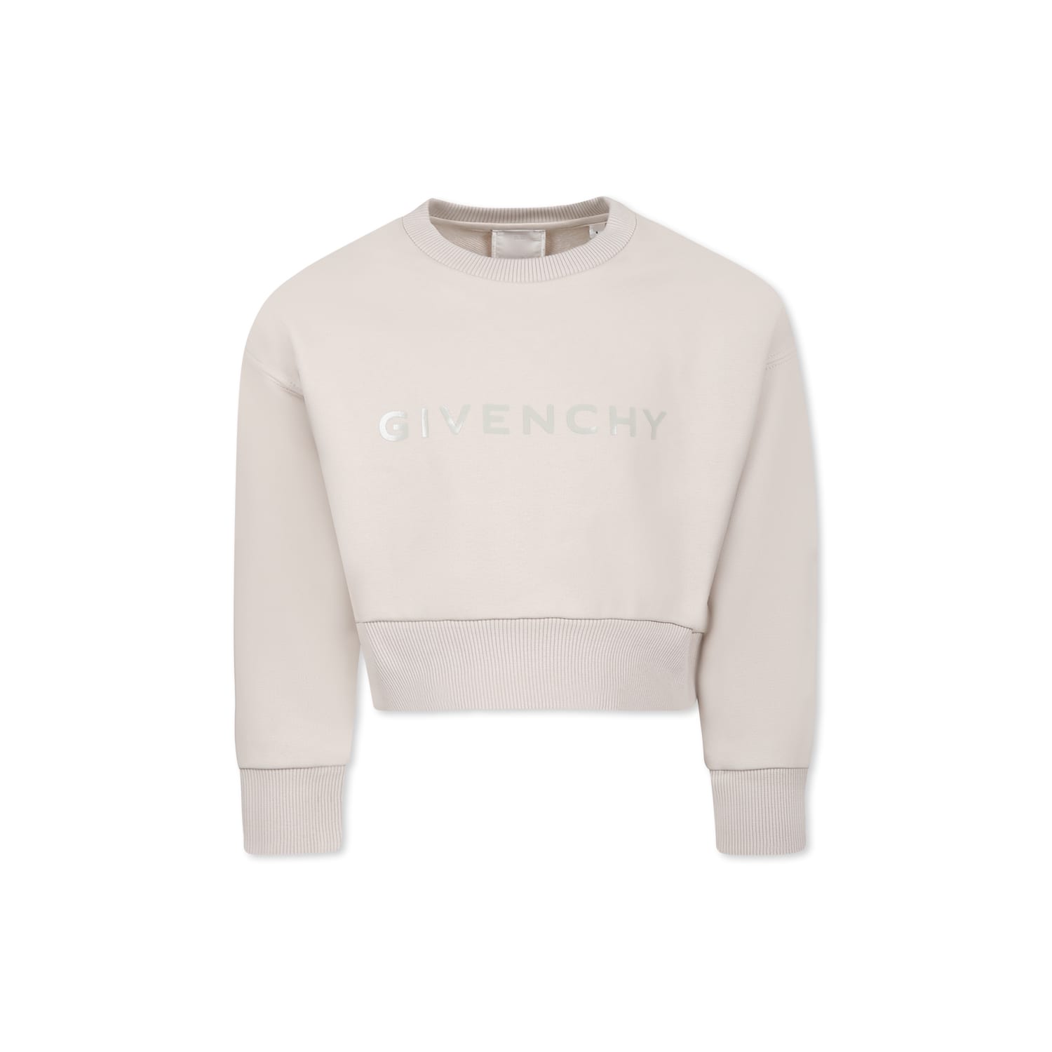 Givenchy Logo-print Sweatshirt In Beige