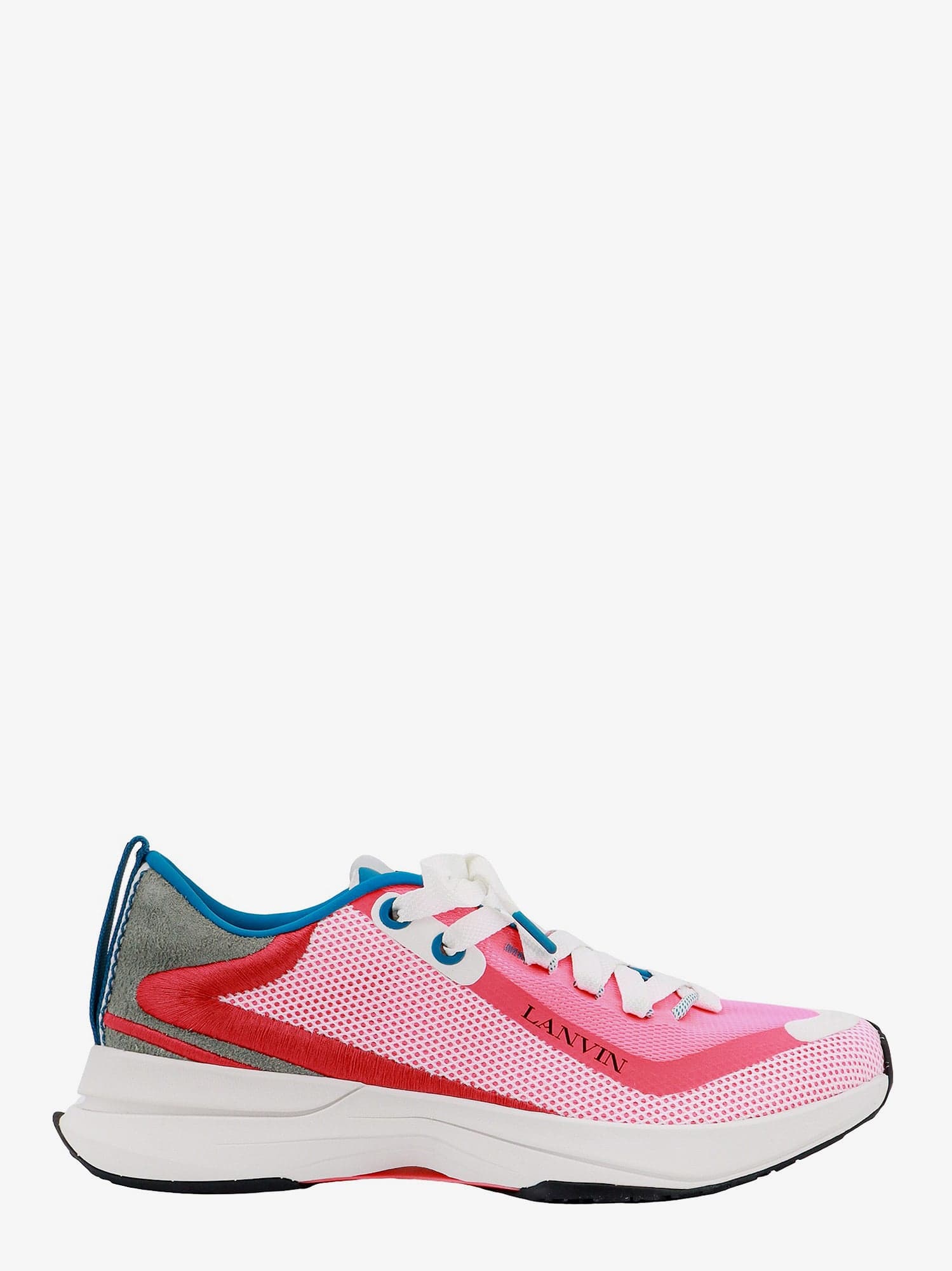 Lanvin L-i Paneled Low-top Sneakers In Multi