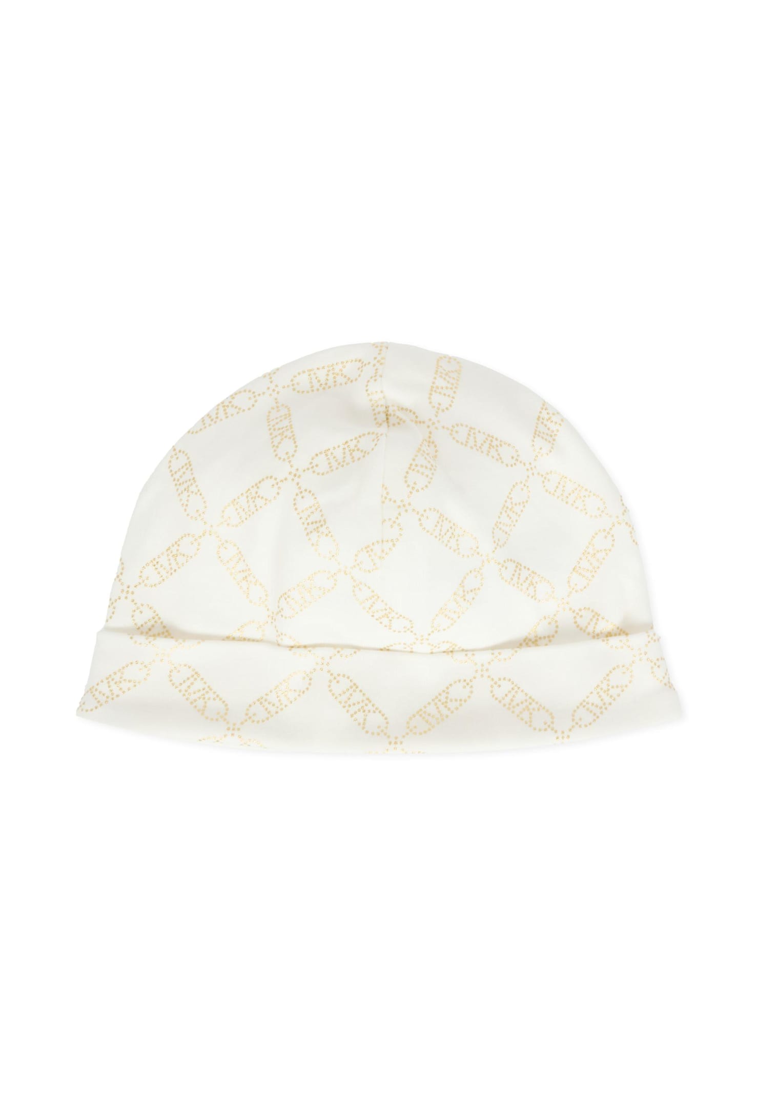 Michael Kors Ivory Babygrow Set For Baby Girl With Logo In White