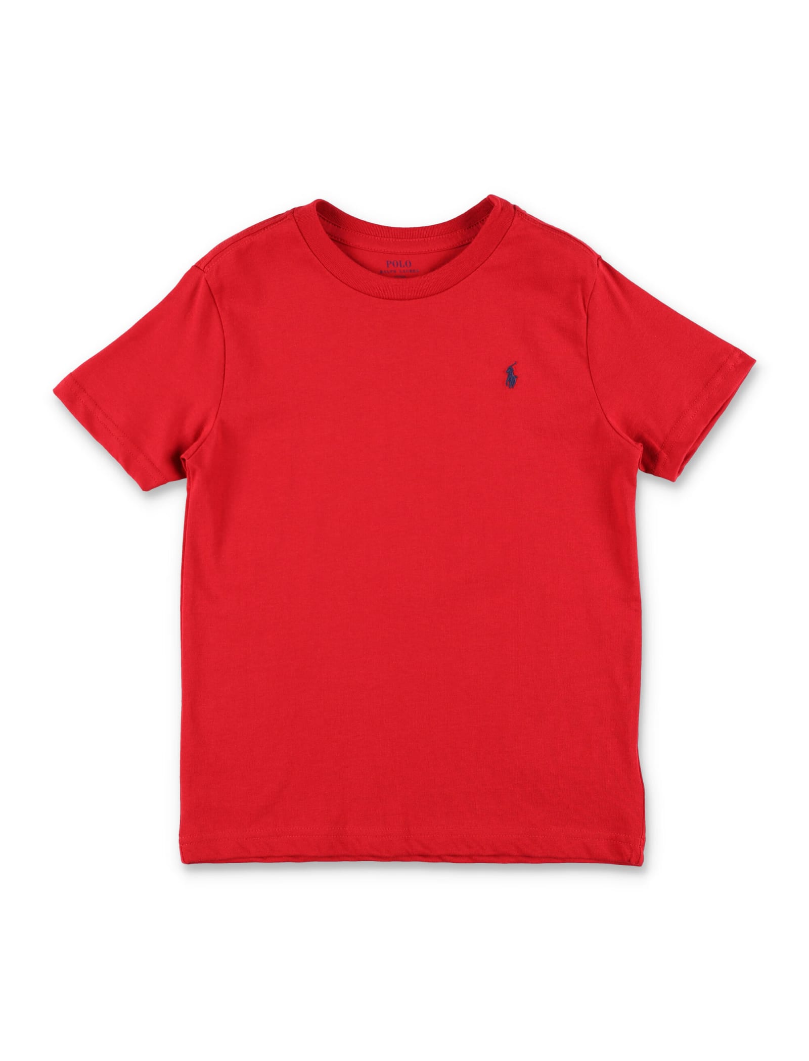Polo Ralph Lauren Cotton With Logo T-shirt In Red