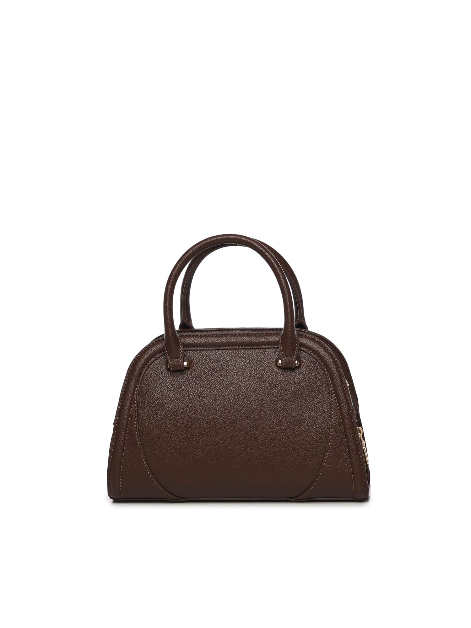 Love Moschino Handbag With Logo In Brown