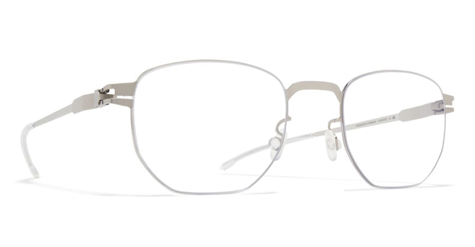 Mykita Roscoe - Cashmere Silver / Shiny Silver Rx Glasses In Blue