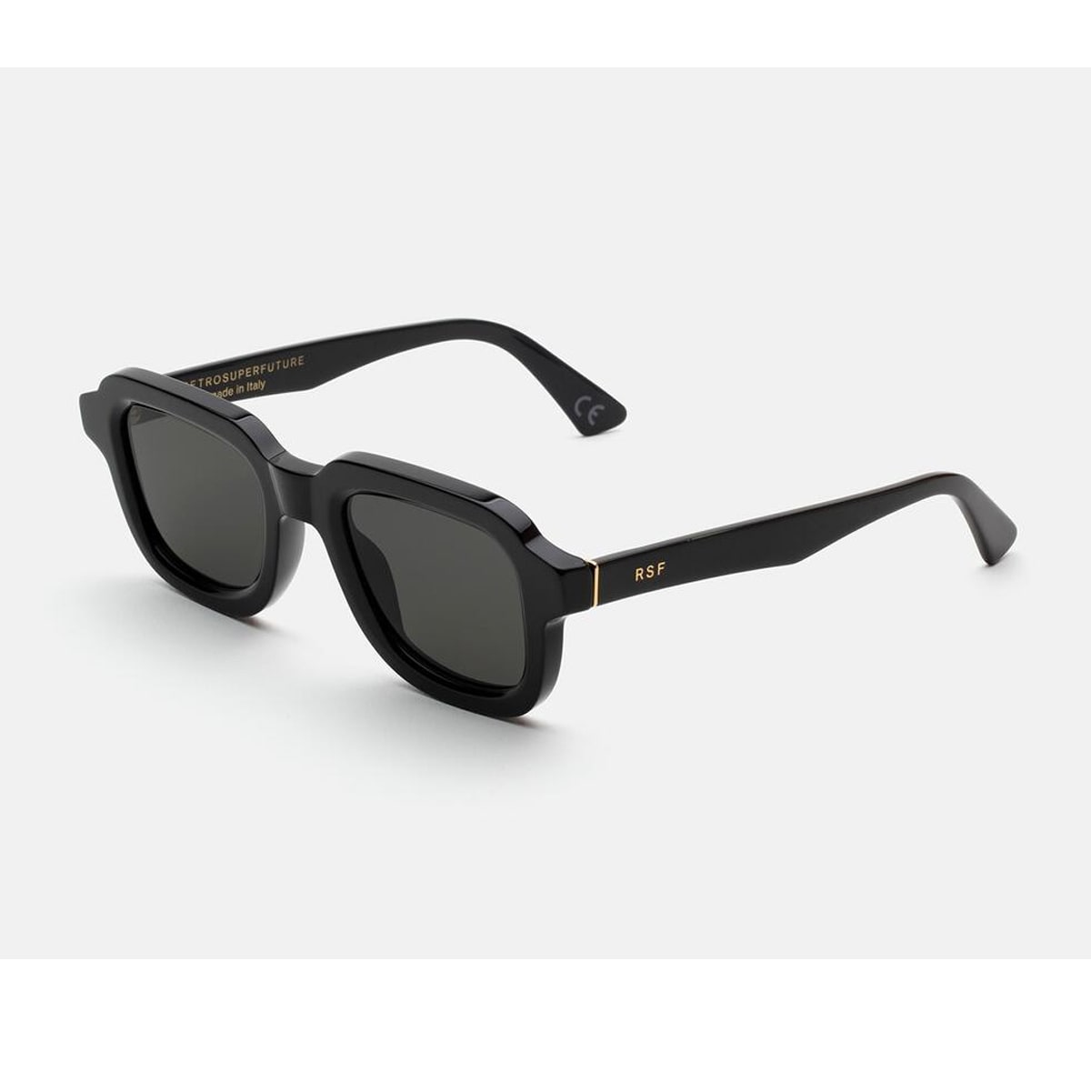 Shop Retrosuperfuture Regular Lazarus Sunglasses In Nero