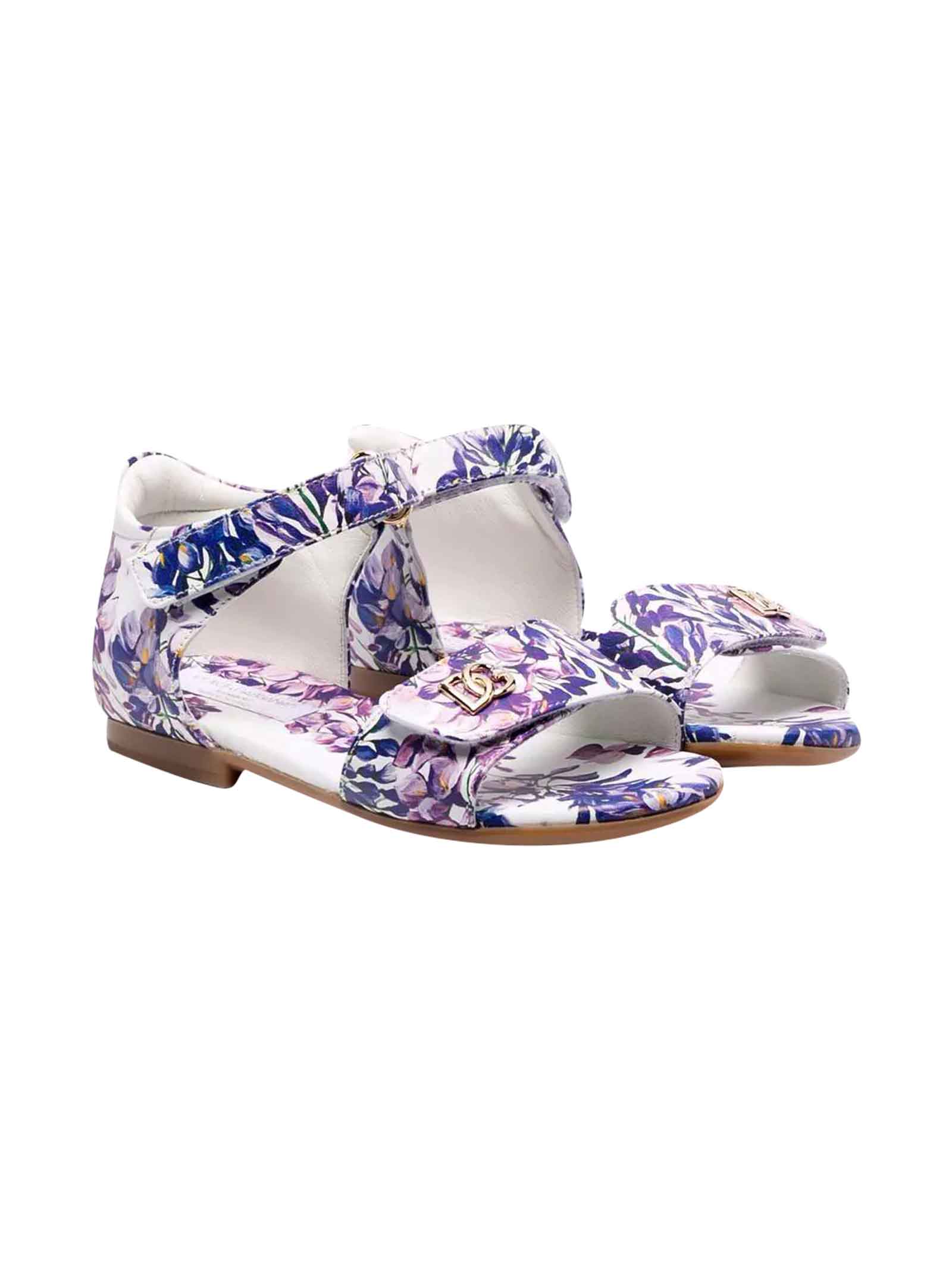 Dolce & Gabbana Floral Sandals
