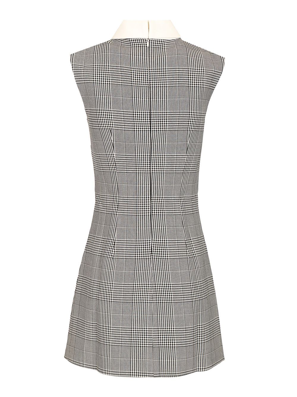 Self-portrait Sleeveless Prince Of Wales Check Mini Dress In Multi