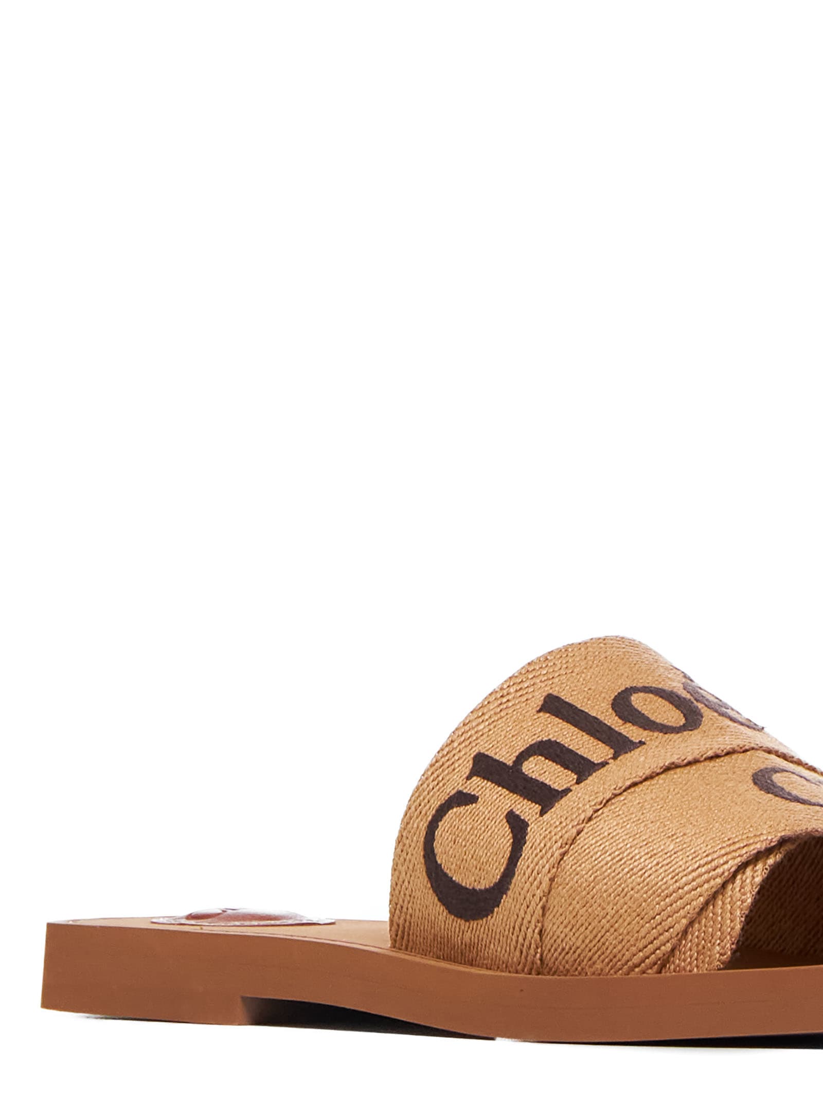 Shop Chloé Sandals In Dark Tan