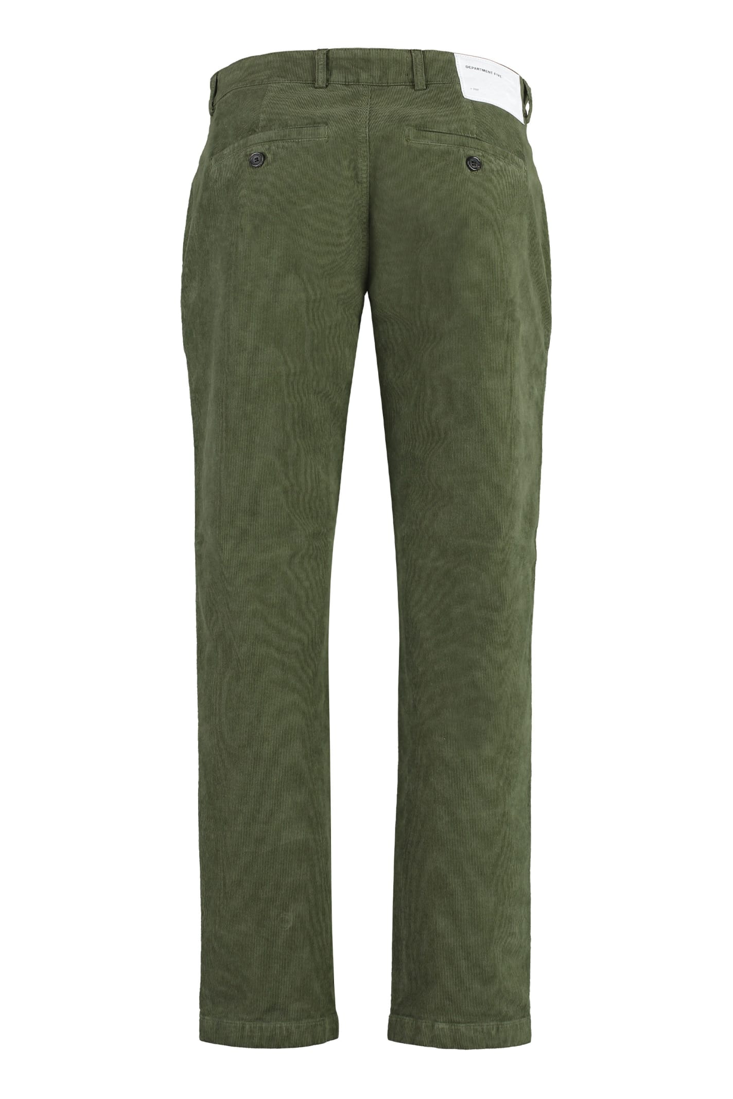Department Five Department 5 Prince Corduroy Chino-pants In Green