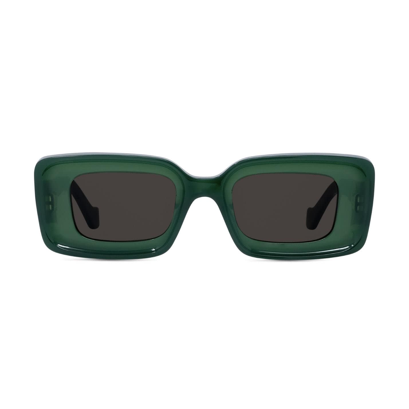 Shop Loewe Sunglasses In Verde/grigio