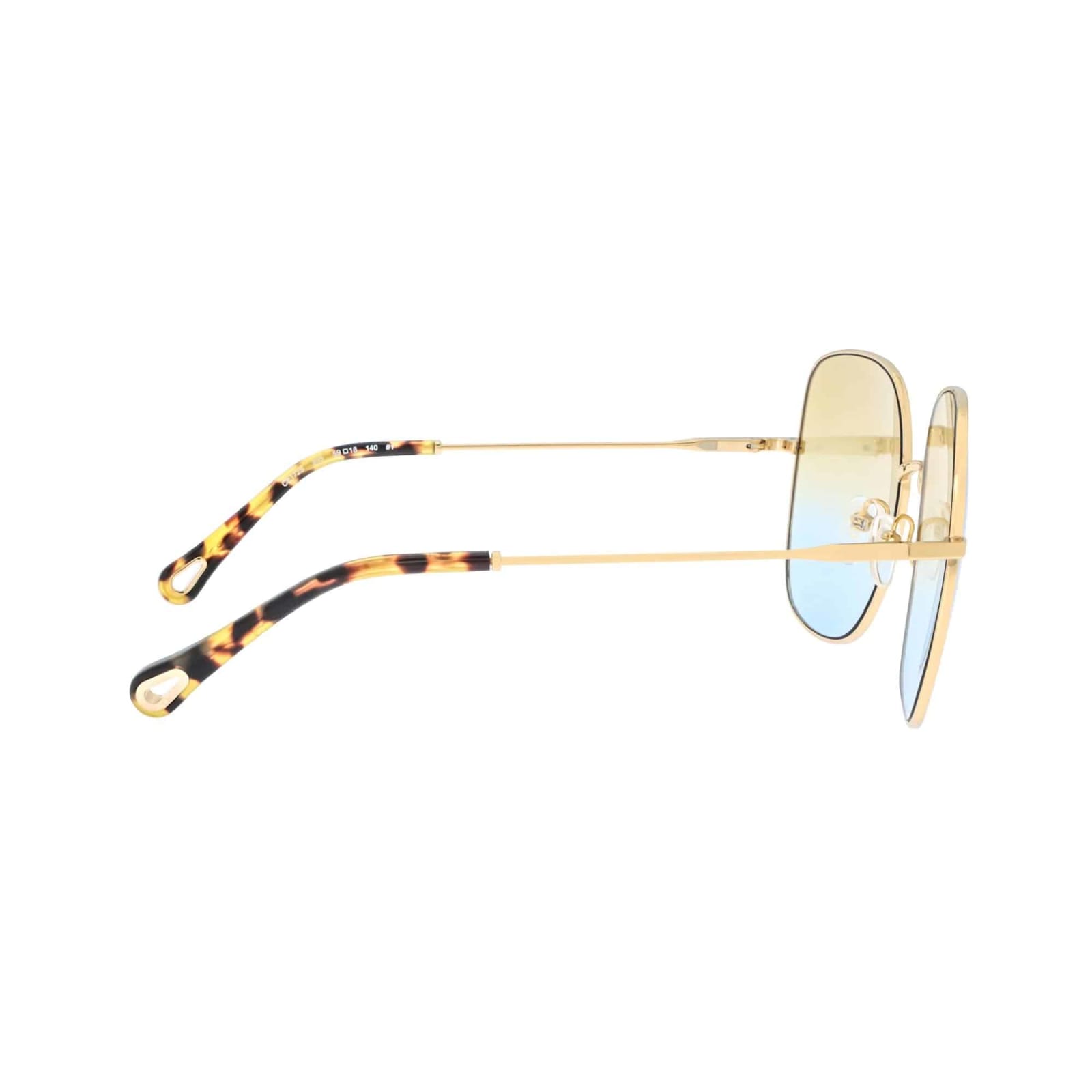 Shop Chloé Ce172s 43724895 Gold Gradient Yellow