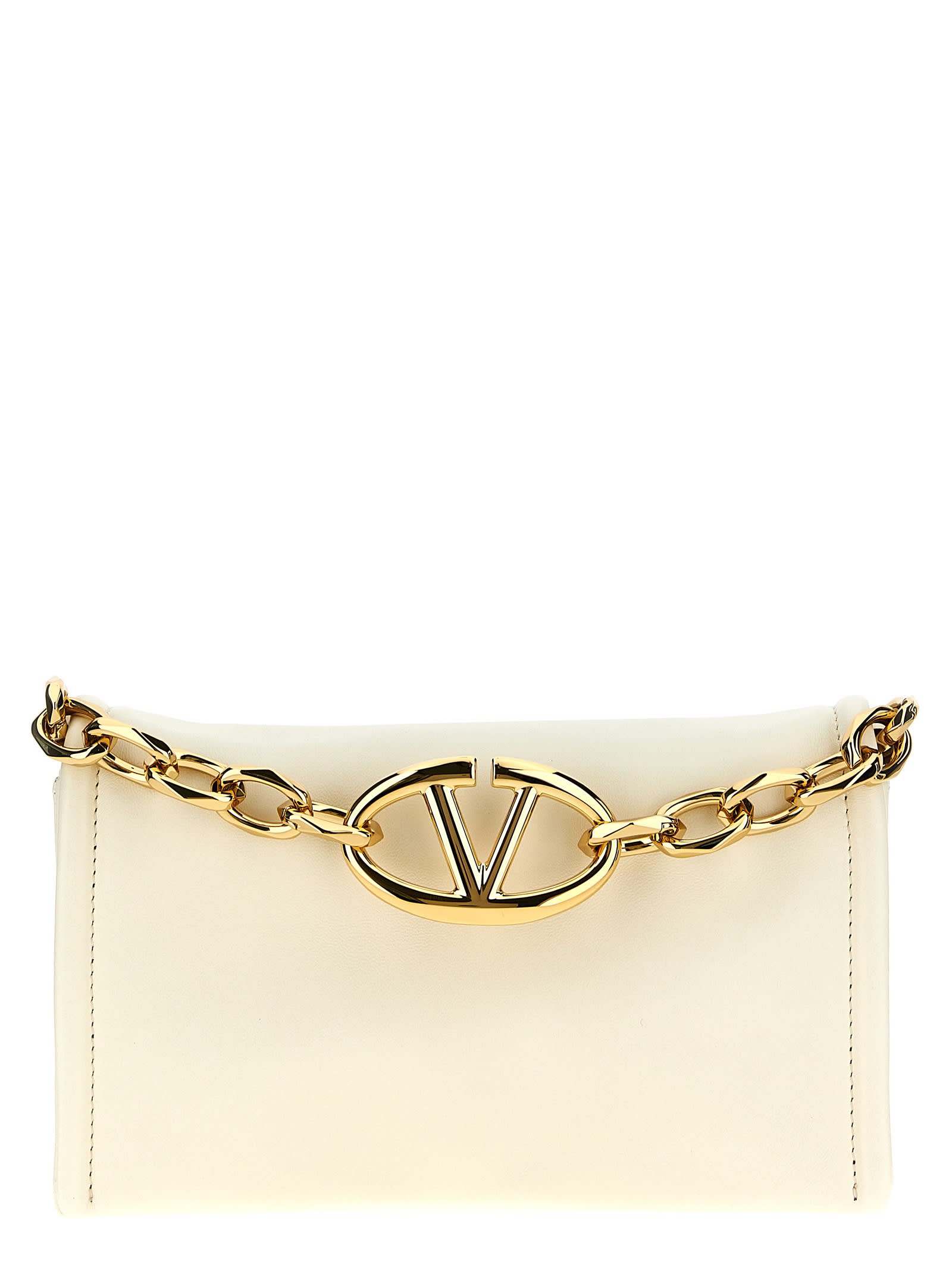 VALENTINO GARAVANI VALENTINO GARAVANI VLOGO CHAIN CLUTCH BAG