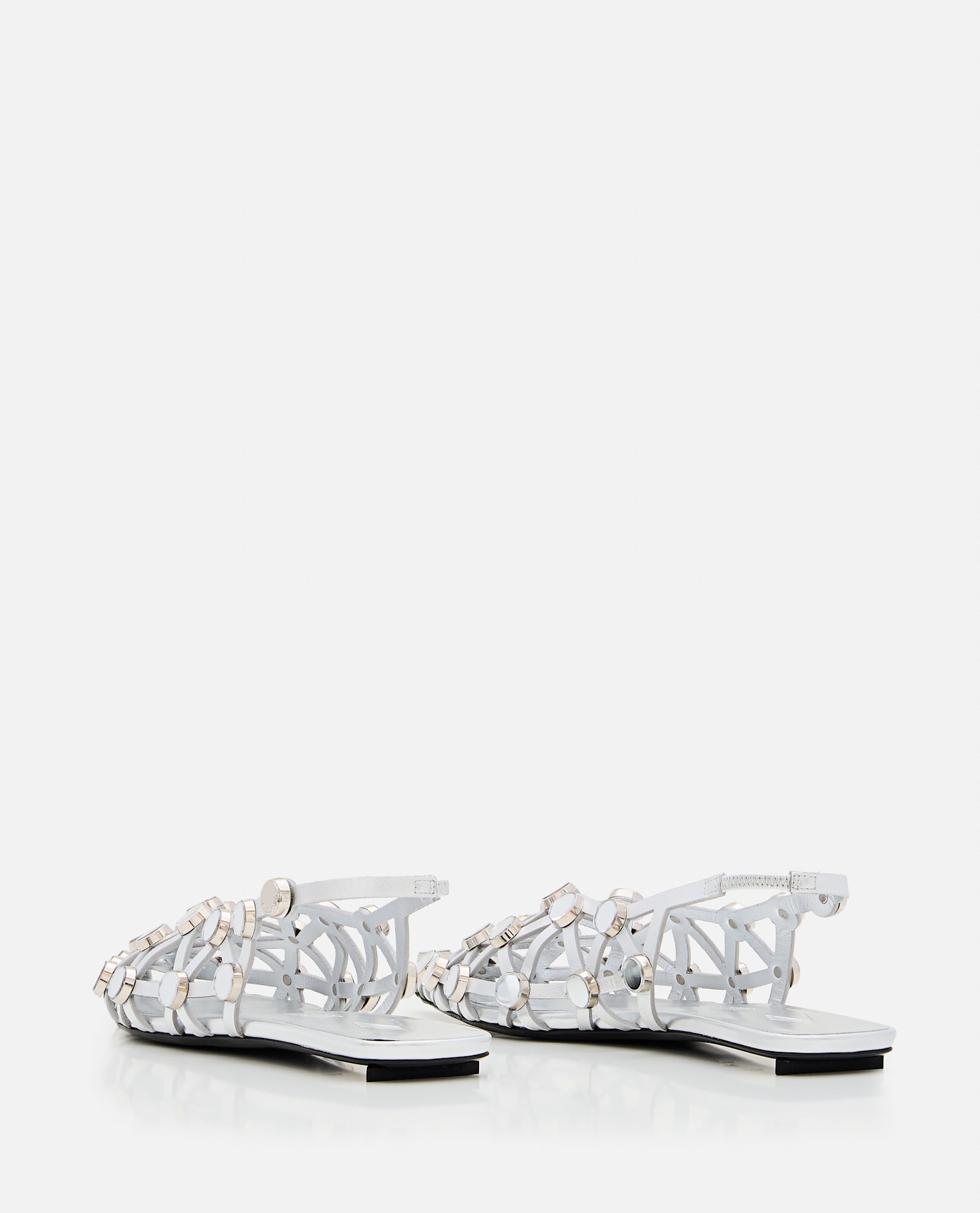 Attico Ballerina Grid In Silver