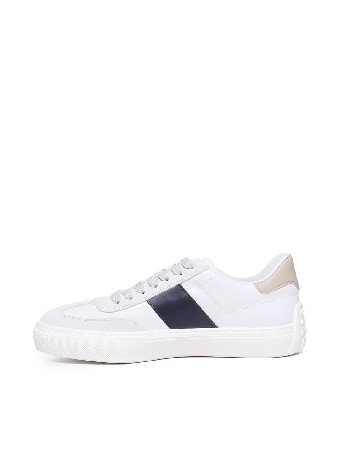 Shop Tod's Sneakers With Logo In White